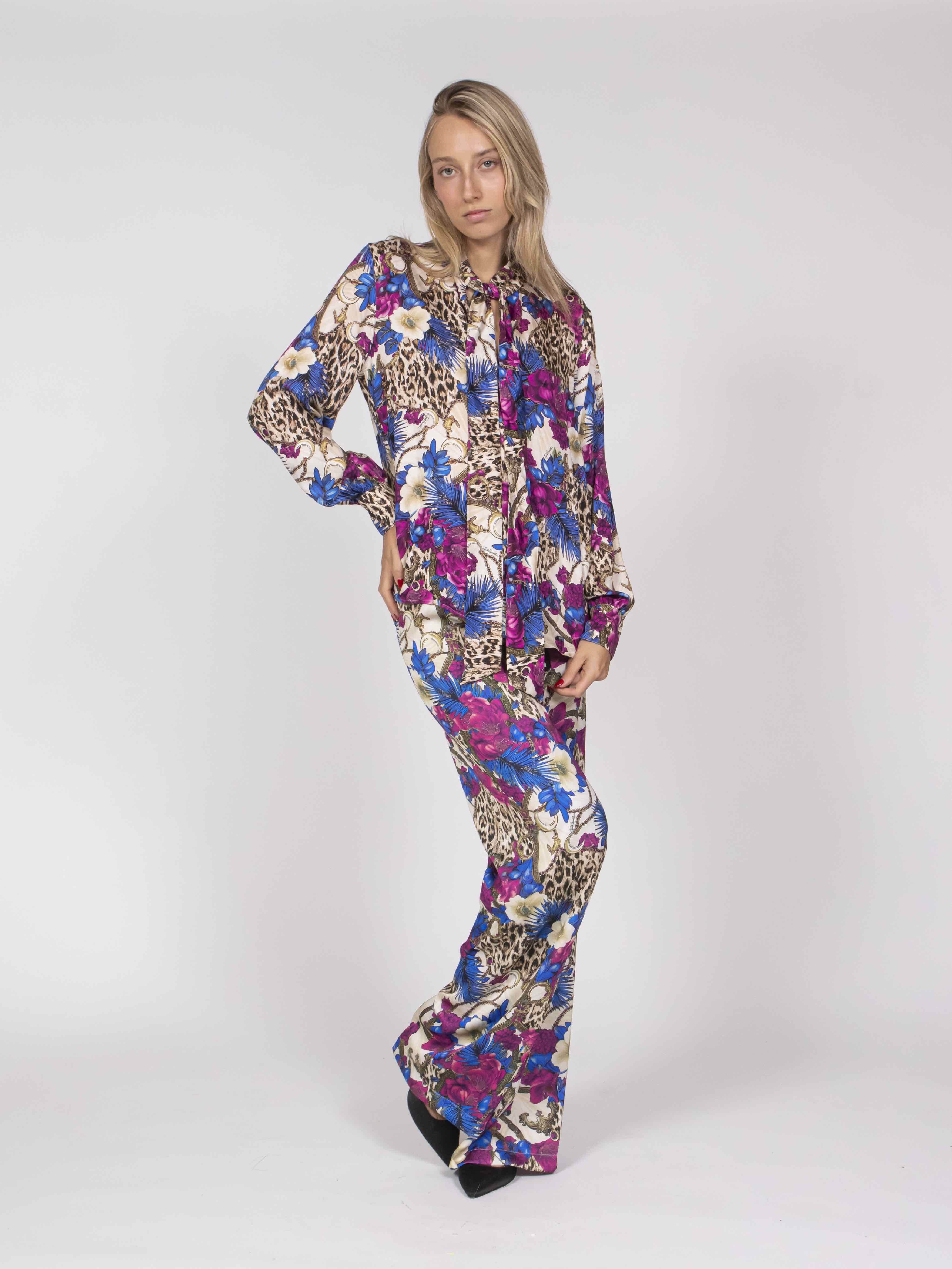 Just Cavalli Pantaloni R69 FLOWER