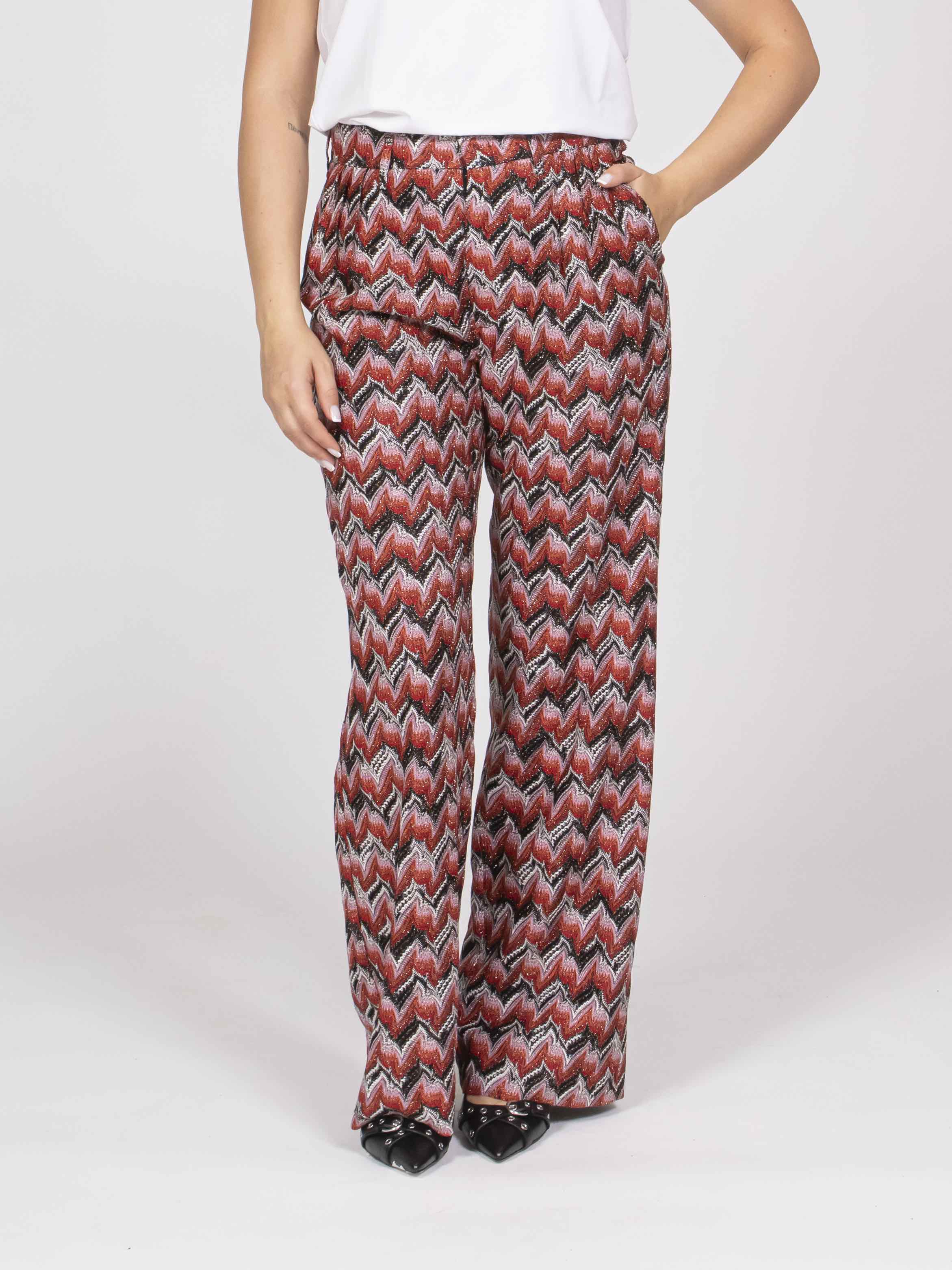 Missoni Pantaloni S4175 RED BLACK