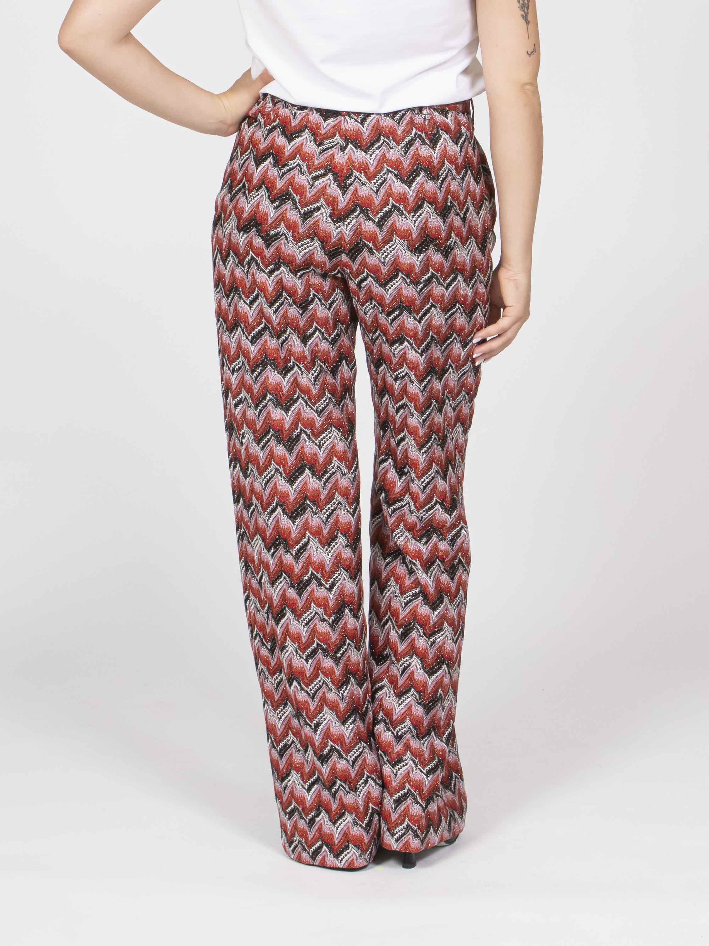 Missoni Pantaloni S4175 RED BLACK