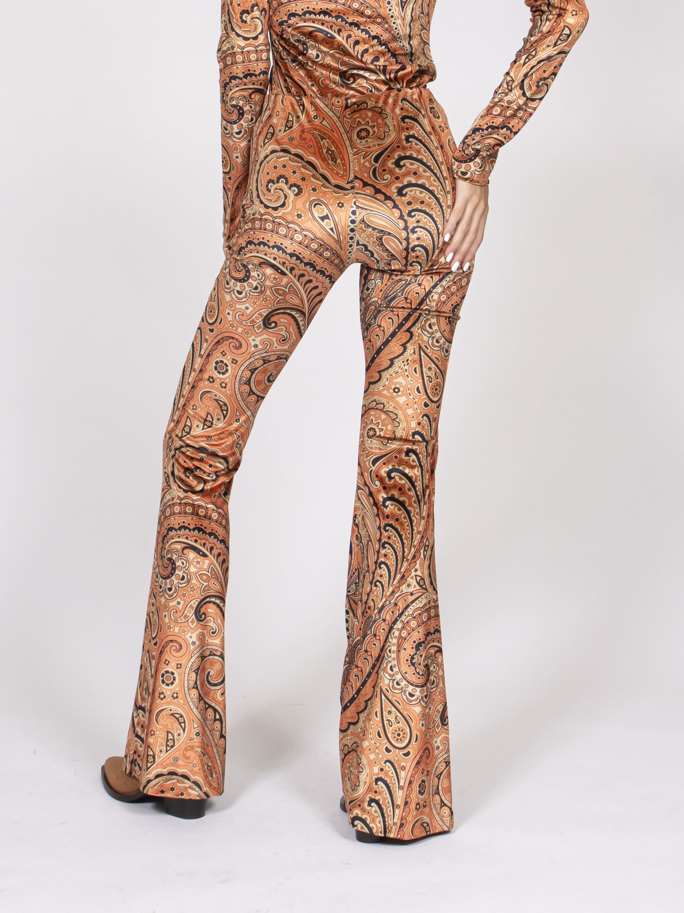 Etro Pantaloni X0822 FANTASIA ARANCIONE