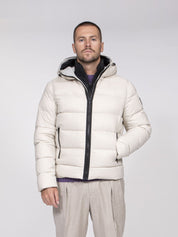 Fay Piumino con Cappuccio B004 NEVE