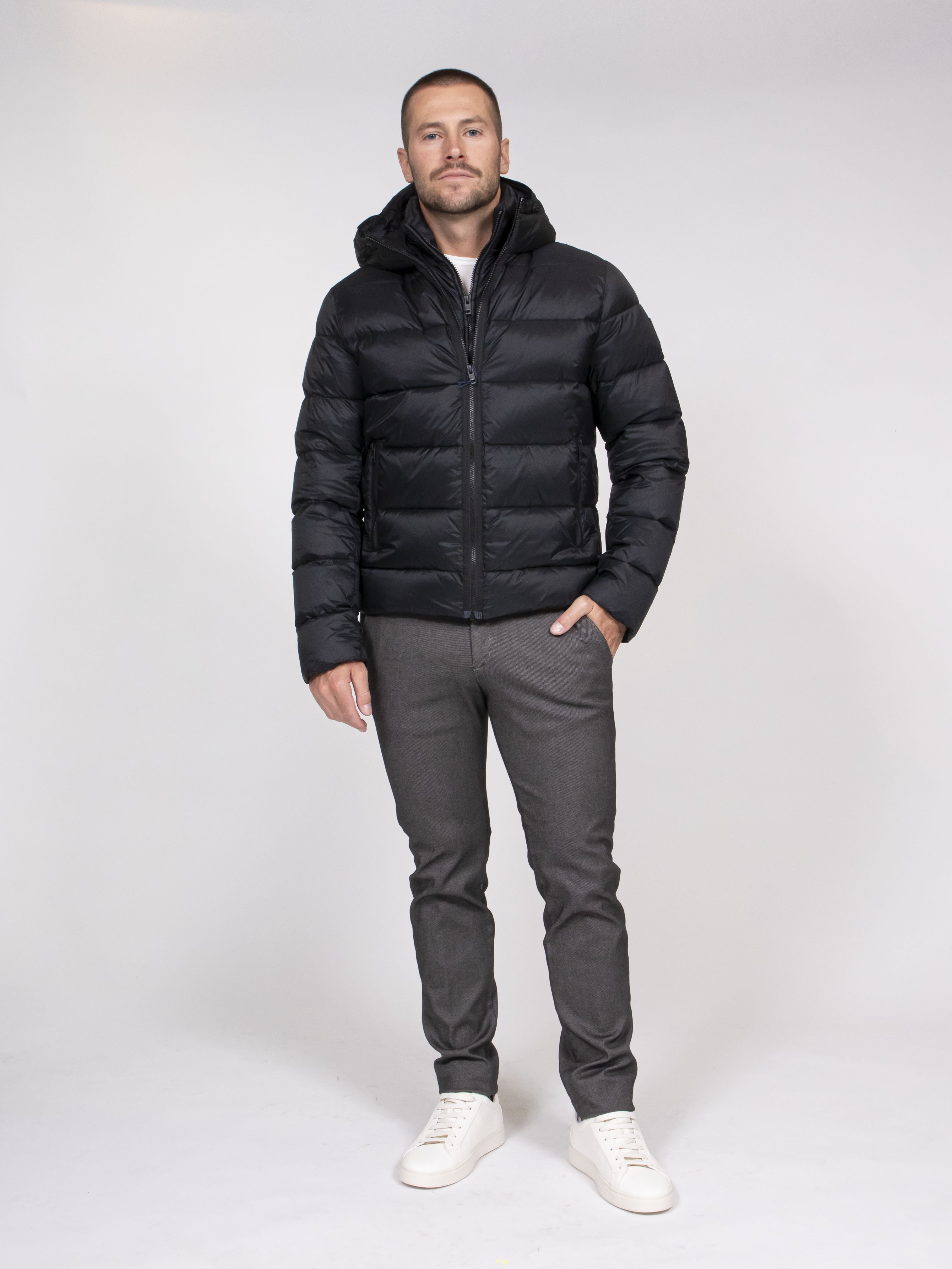 Fay Piumino con Cappuccio B999 NERO