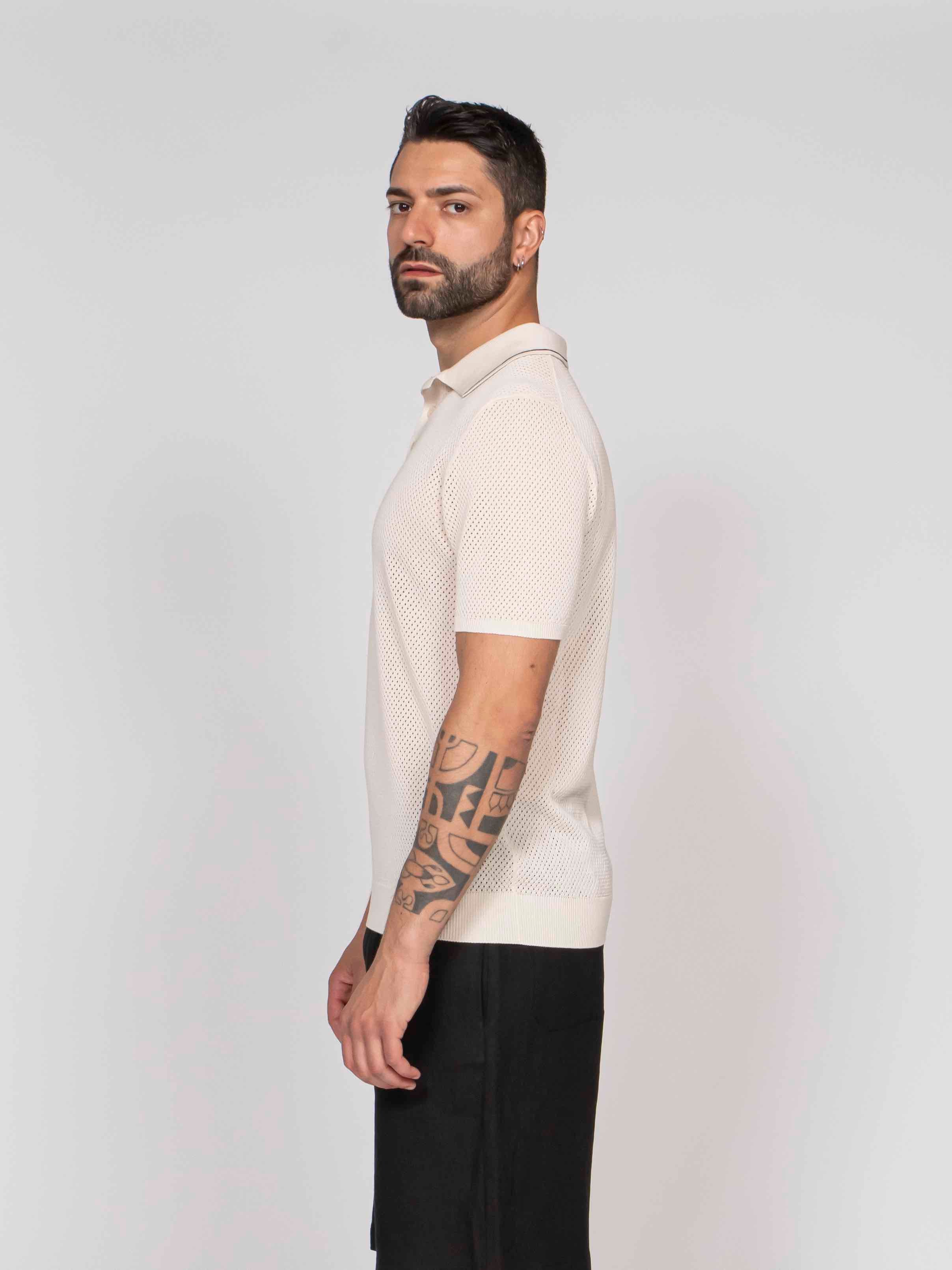 Amaranto Polo ABV 437 GESSO/NERO