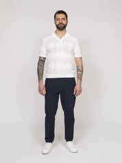 Mauro Ottaviani Polo Buttonless ZR244 PANNA