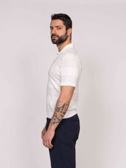 Mauro Ottaviani Polo Buttonless ZR244 PANNA