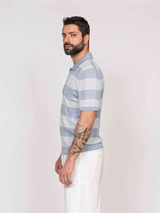 Mauro Ottaviani Polo Buttonless ZR249 AZZURRO