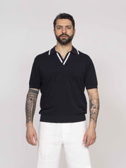 Paolo Pecora Polo In Cotone 6685 BLU