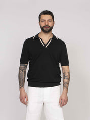 Paolo Pecora Polo In Cotone 9000 NERO