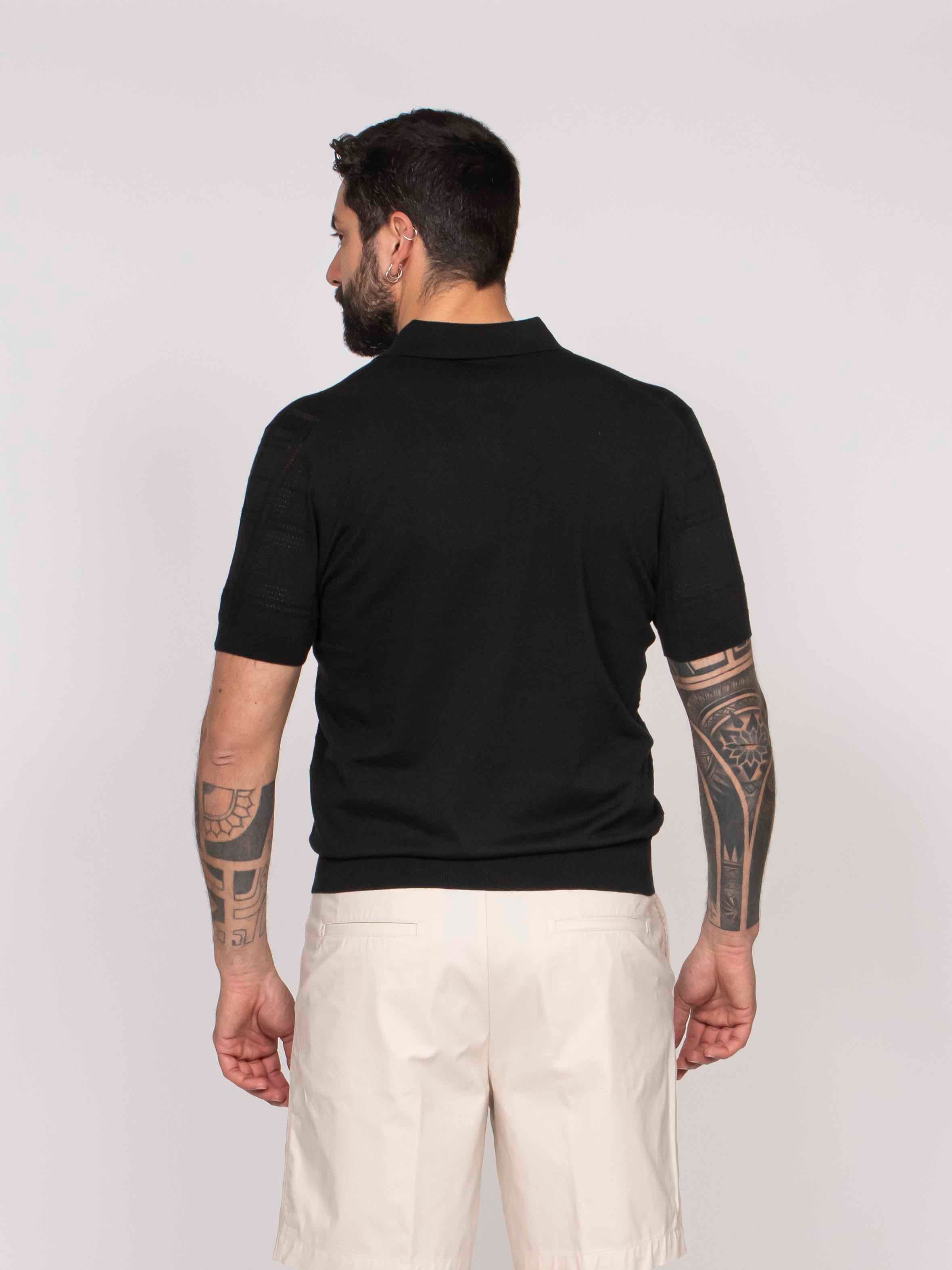 Paolo Pecora Polo In Cotone 9000 NERO