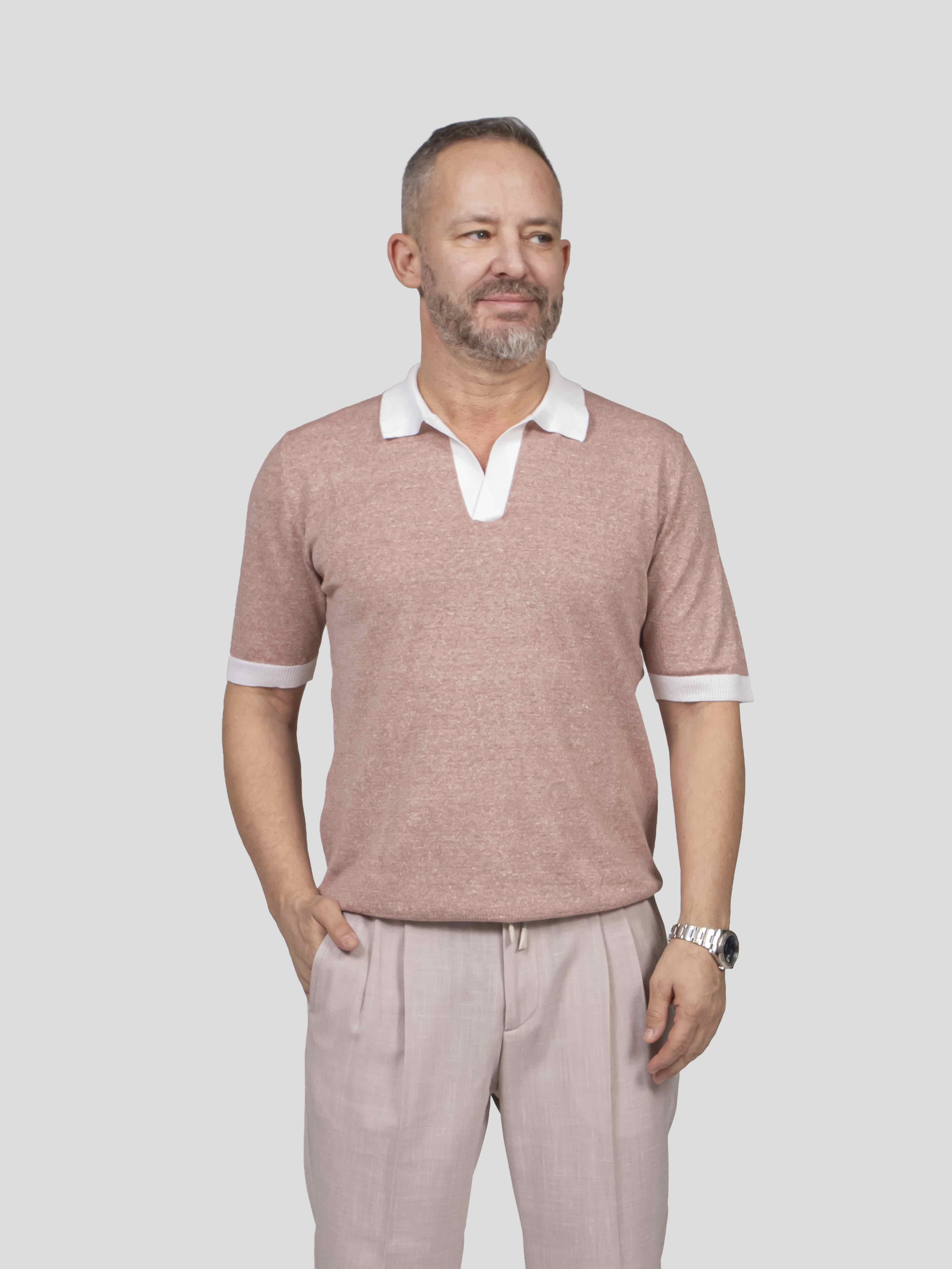 Eleventy Polo In Maglia 99-01 BIANCO