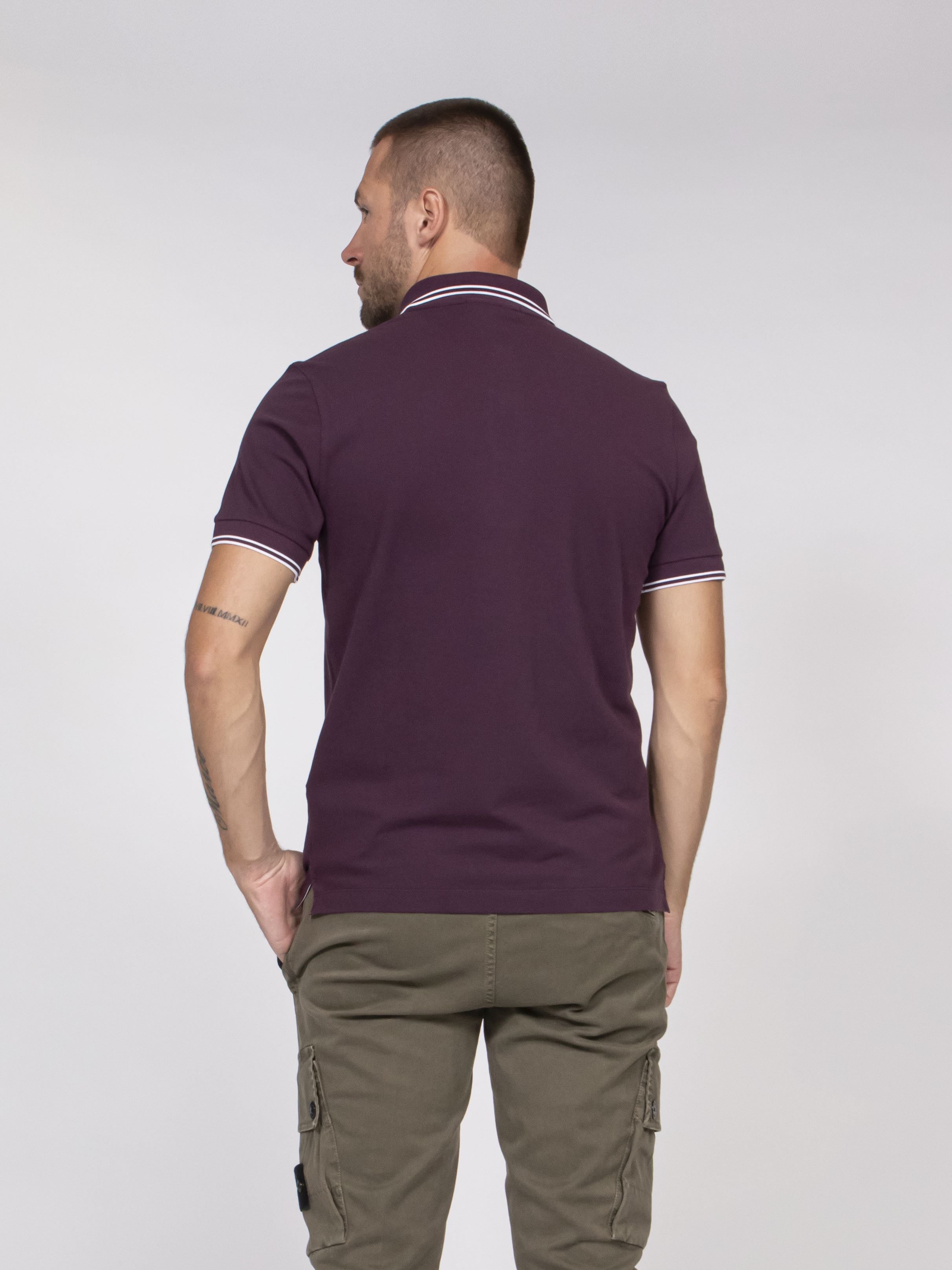 Stone Island Polo M/c Slim Fit V0017 AMARANTO