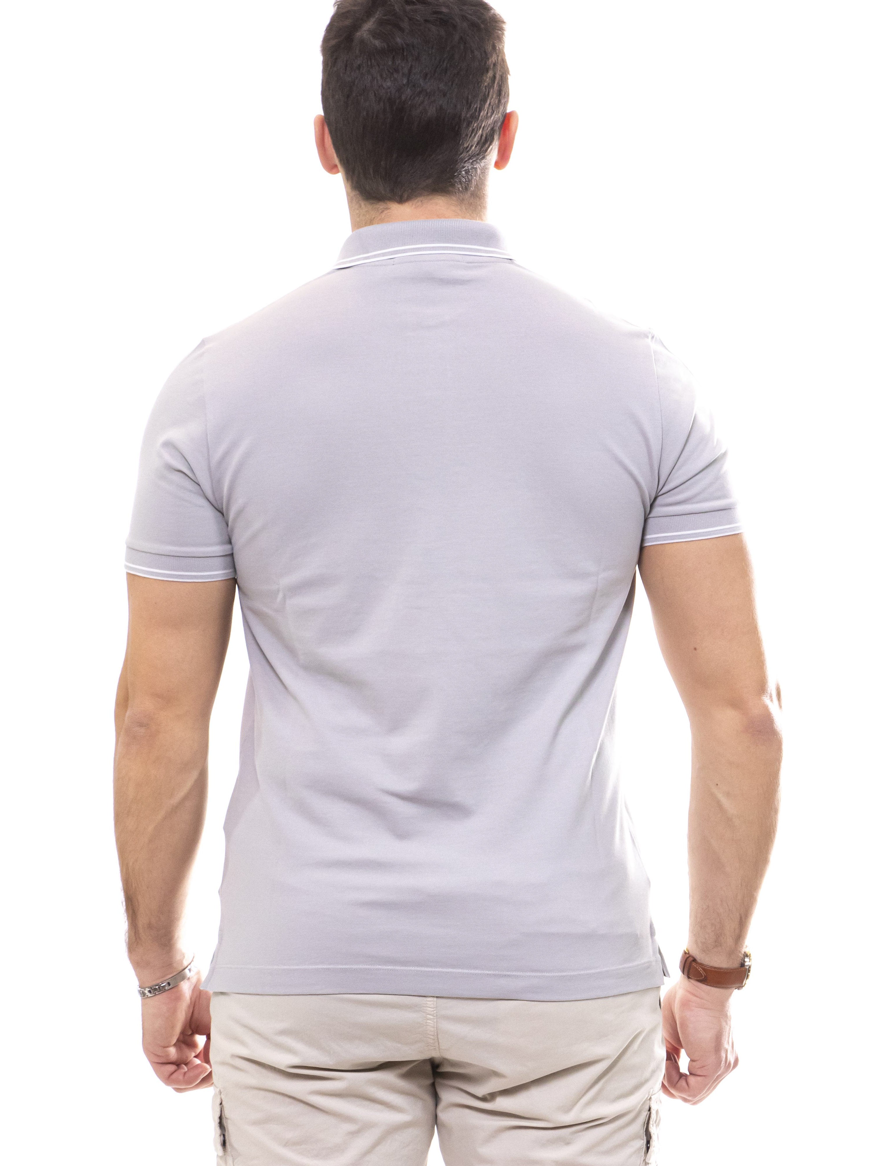 Stone Island Polo M/c V0061 GRIGIO PERLA
