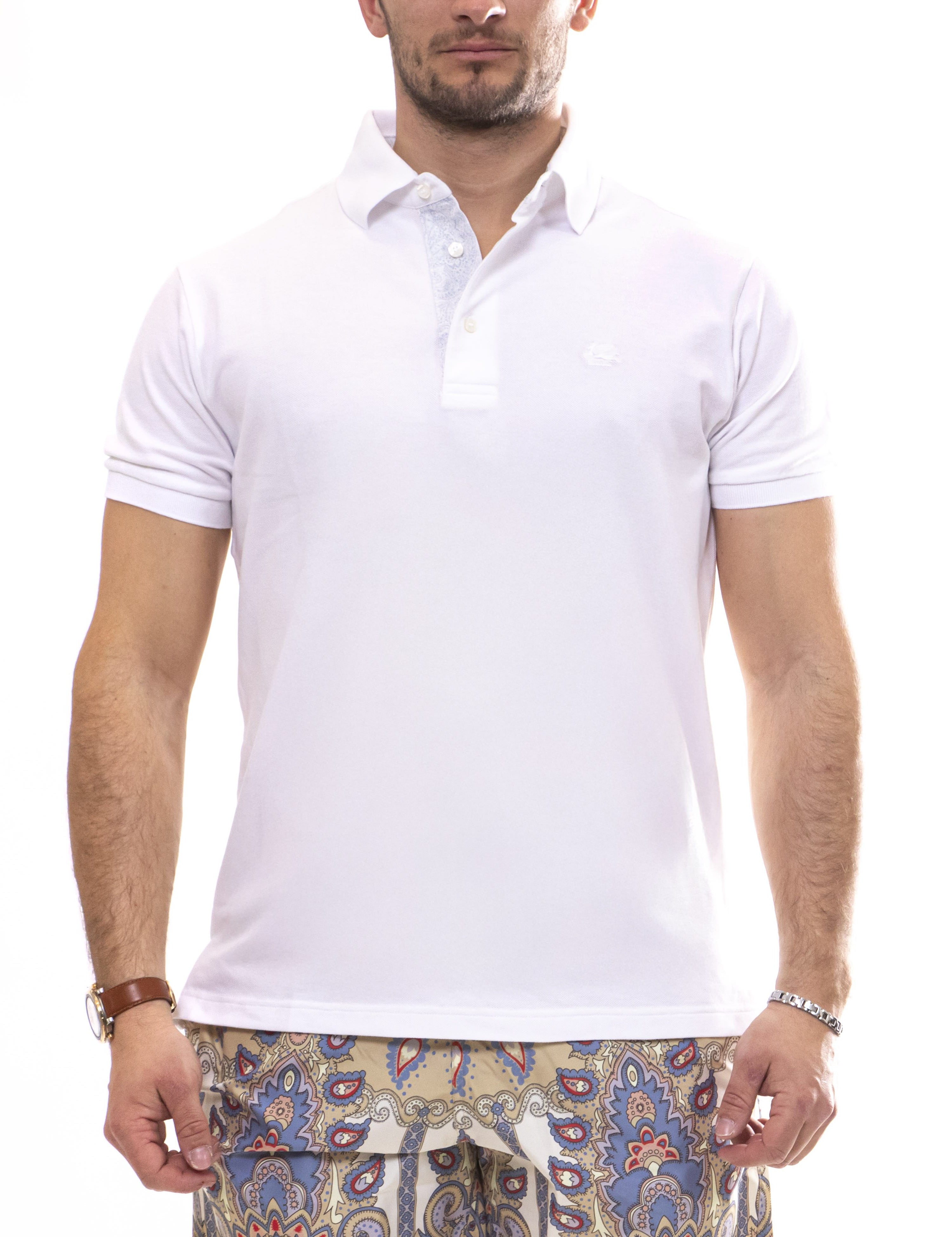 Etro Polo Roma W0800 BIANCO