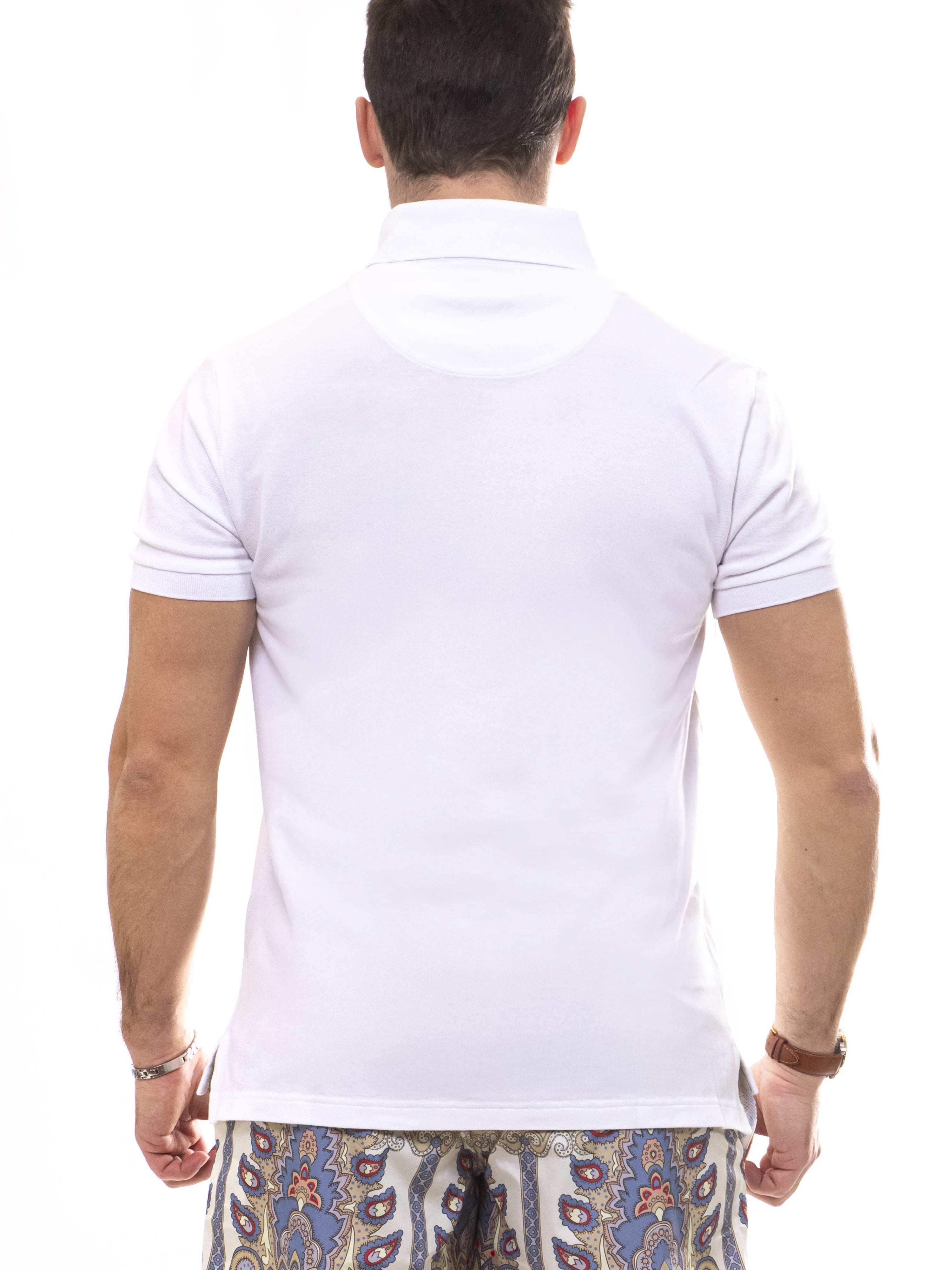 Etro Polo Roma W0800 BIANCO