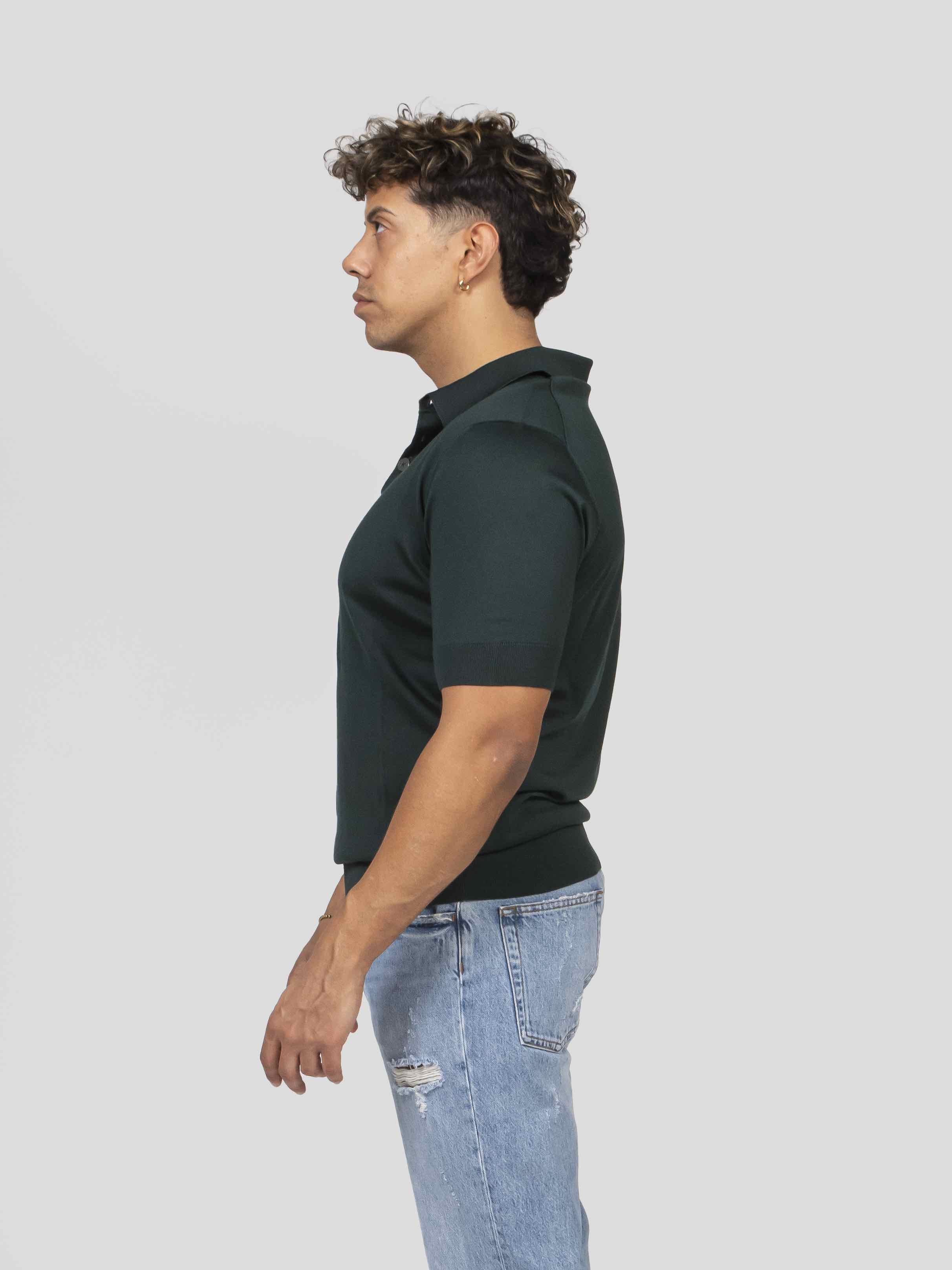 Dolce & Gabbana Polo V2091 VERDE SCURO