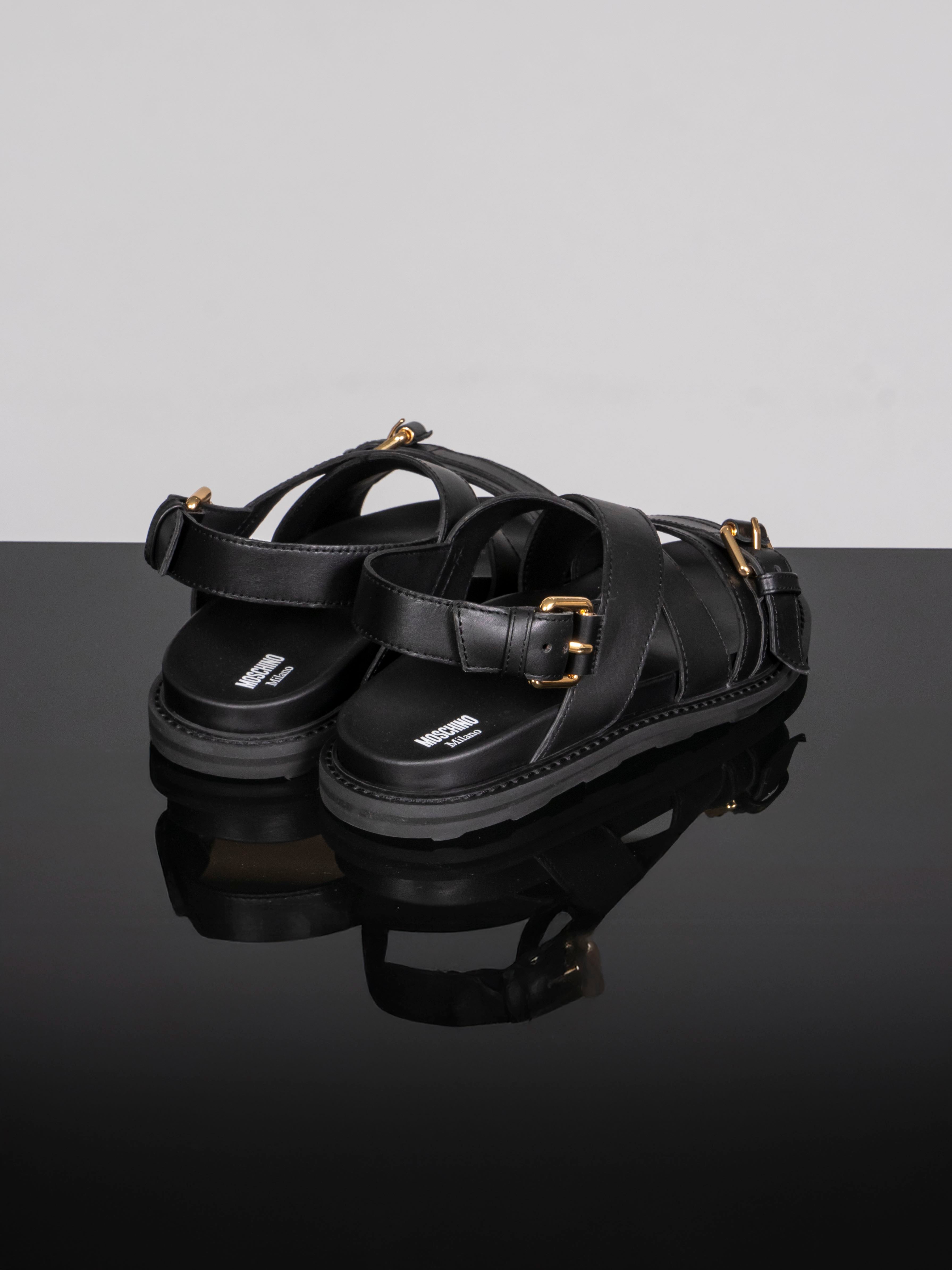 Moschino Sandalo 000 NERO
