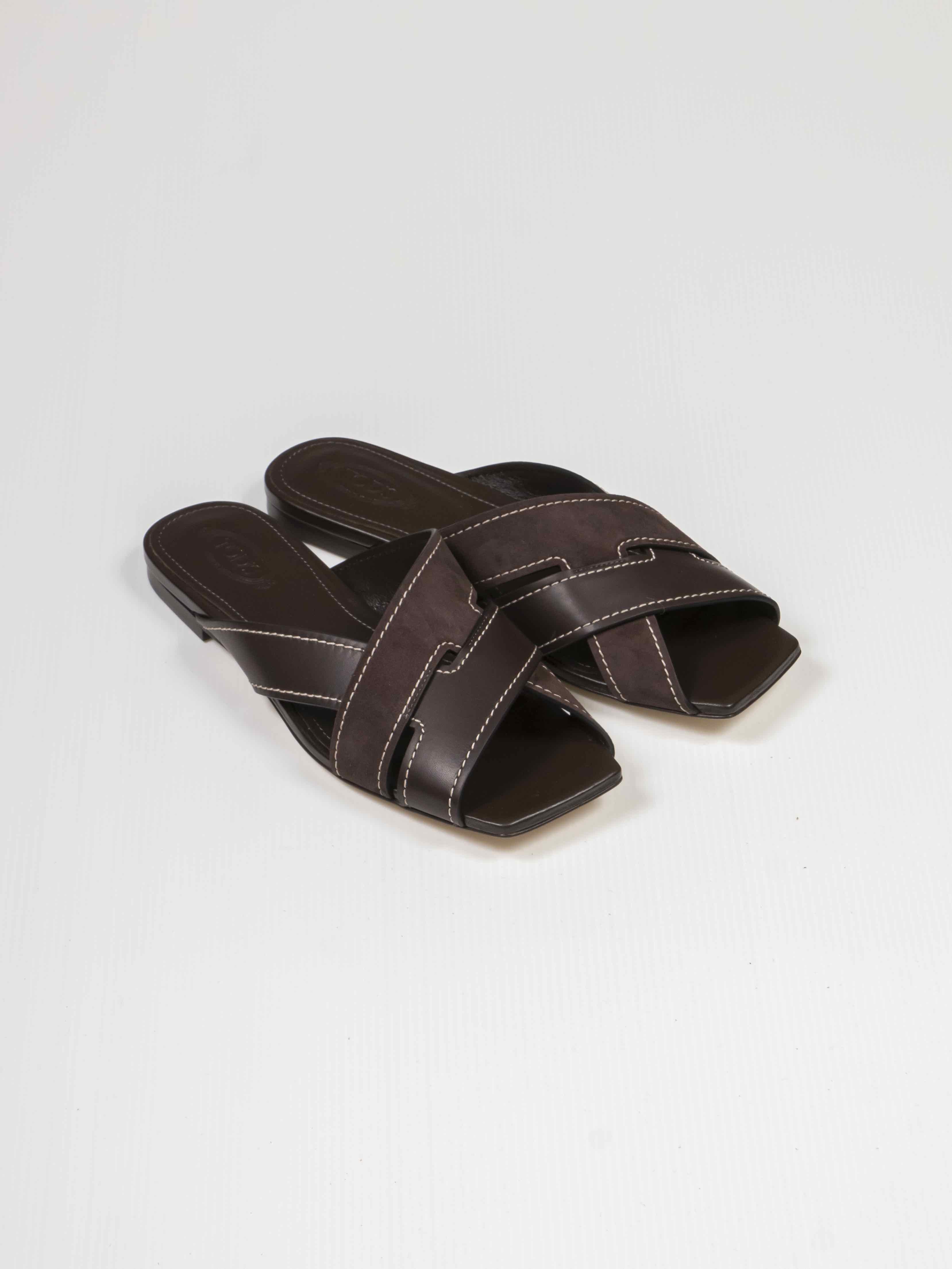 Tods Sandalo Cuoio S808 PALISSANDRO