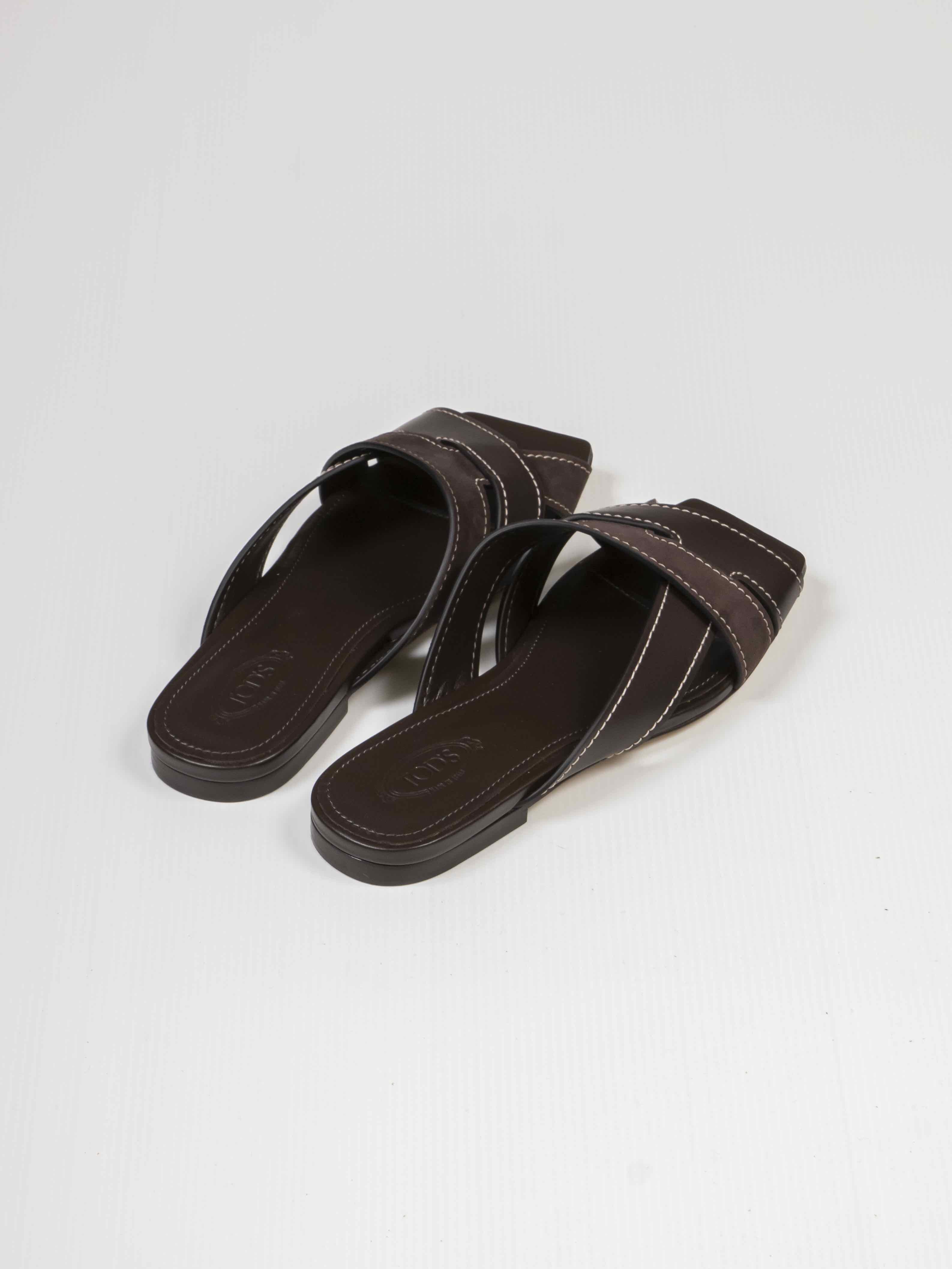 Tods Sandalo Cuoio S808 PALISSANDRO