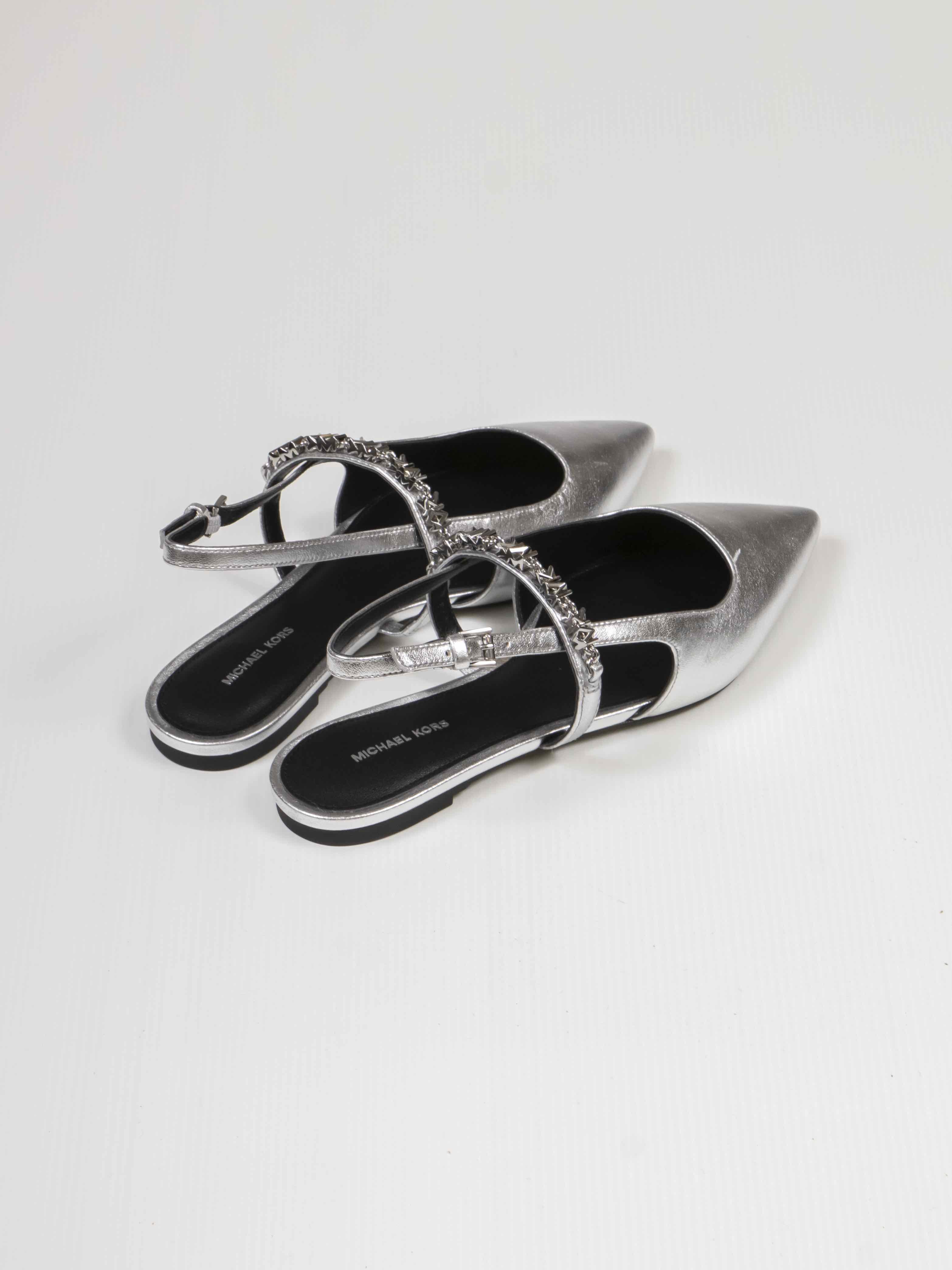 Michael Kors Sandalo Flat 040 SILVER