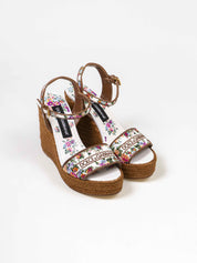 Dolce & Gabbana Sandalo Zappa 8V135 BIANCO/MULTICOLOR