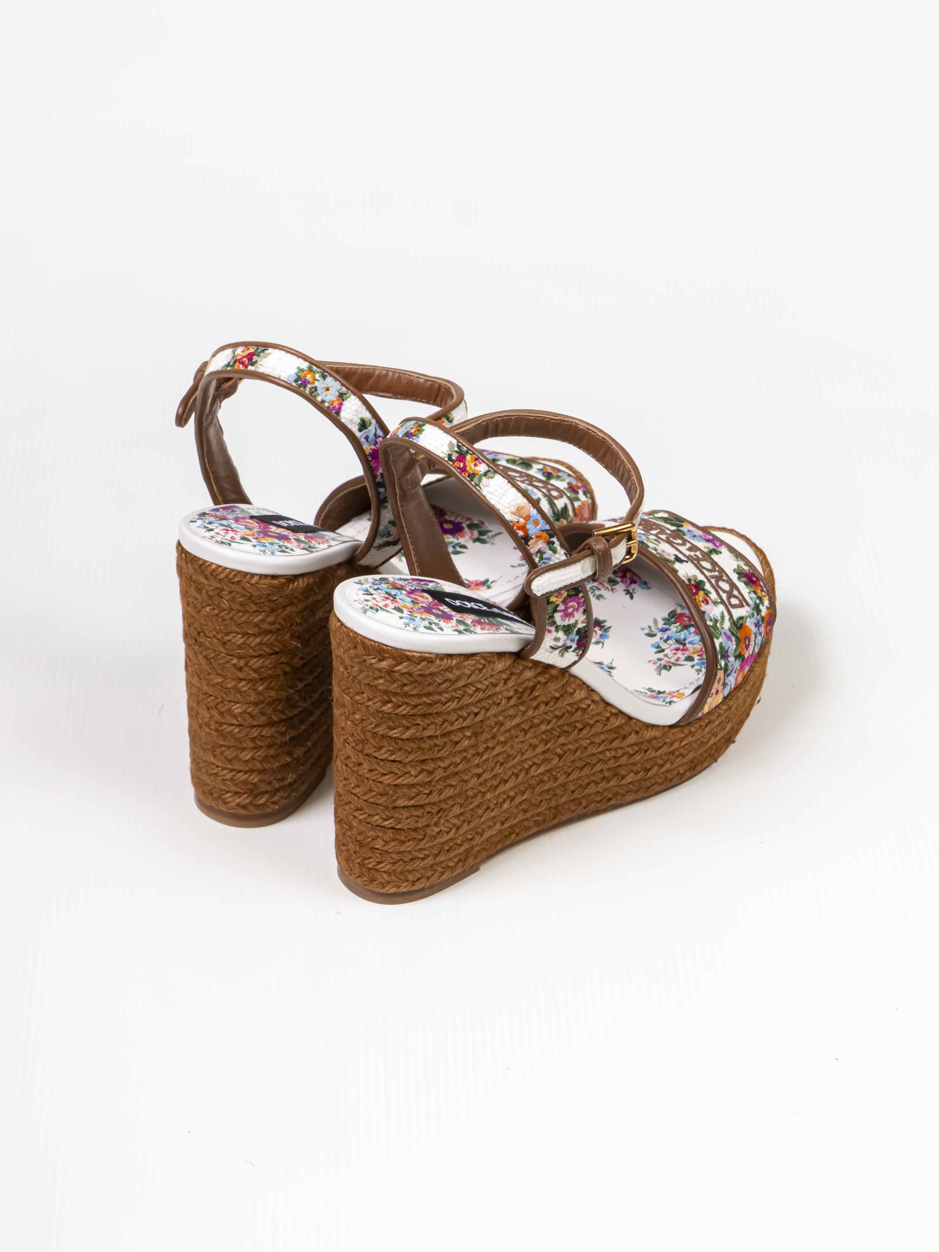 Dolce & Gabbana Sandalo Zappa 8V135 BIANCO/MULTICOLOR