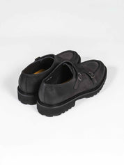 Doucals Scarpa Double Buckle NN05 ANTRACITE + F.DO NERO