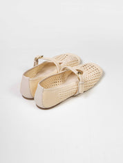 Stuart Weitzman Scarpa Leora Mary Jane CHK CHALK