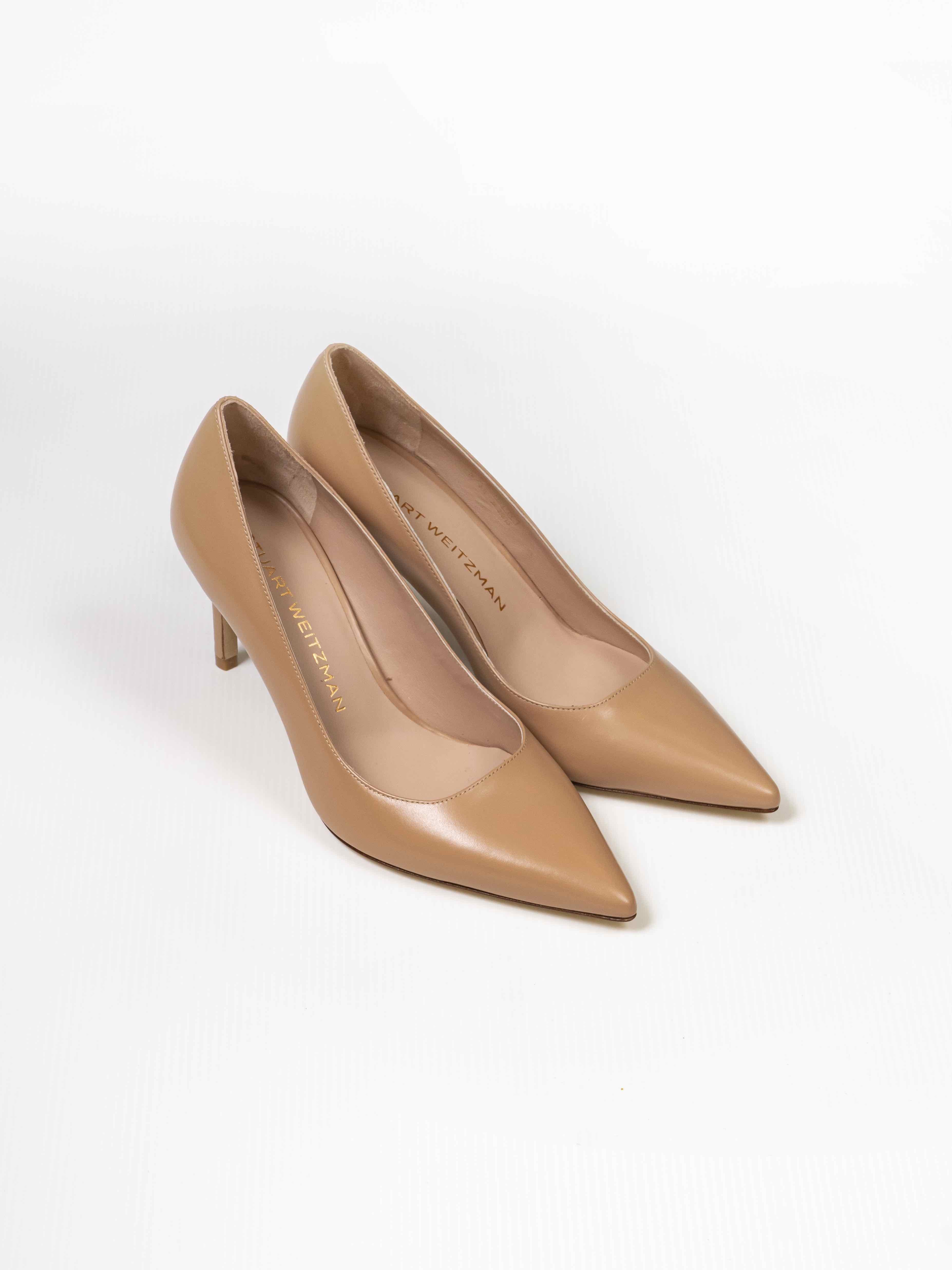 Stuart Weitzman Scarpa Stuart Power 75 AJM ADOBE
