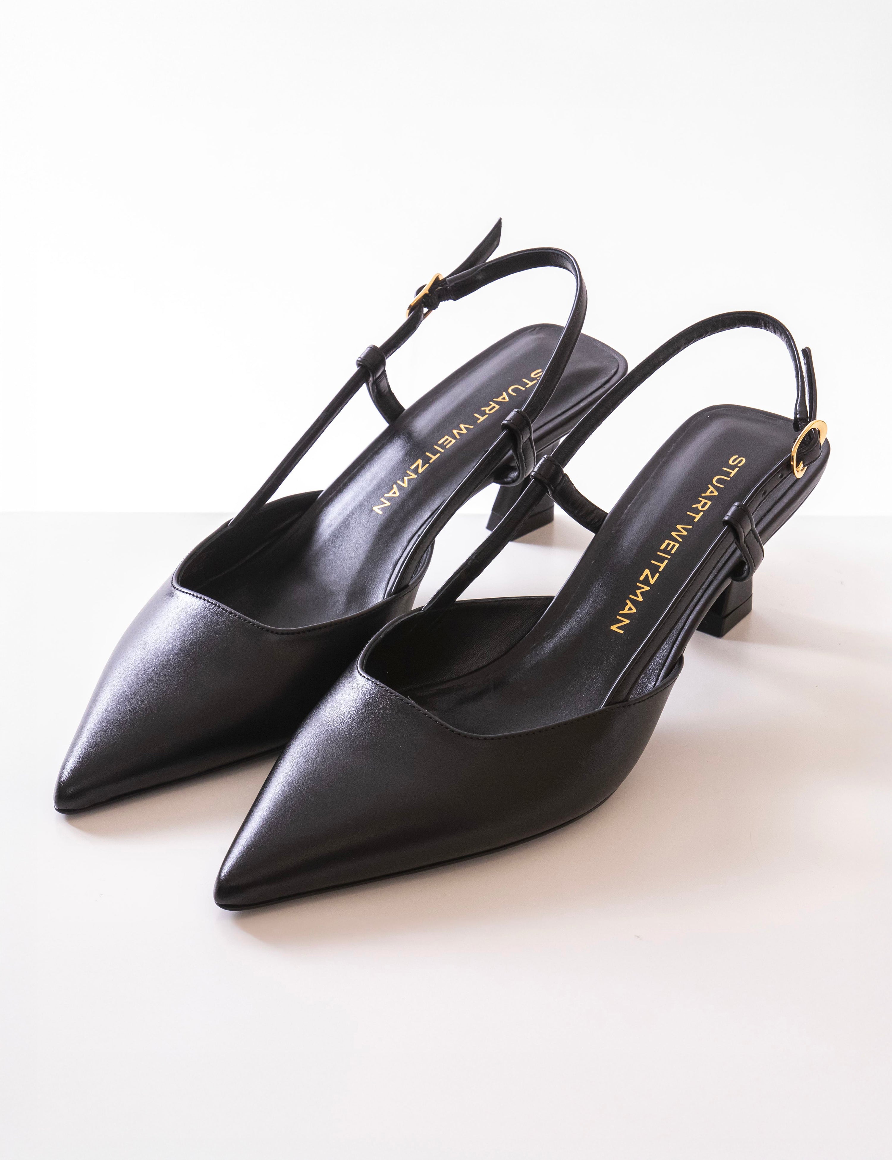 Stuart Weitzman Scarpa Vinnie 50 Slingback BLK BLACK