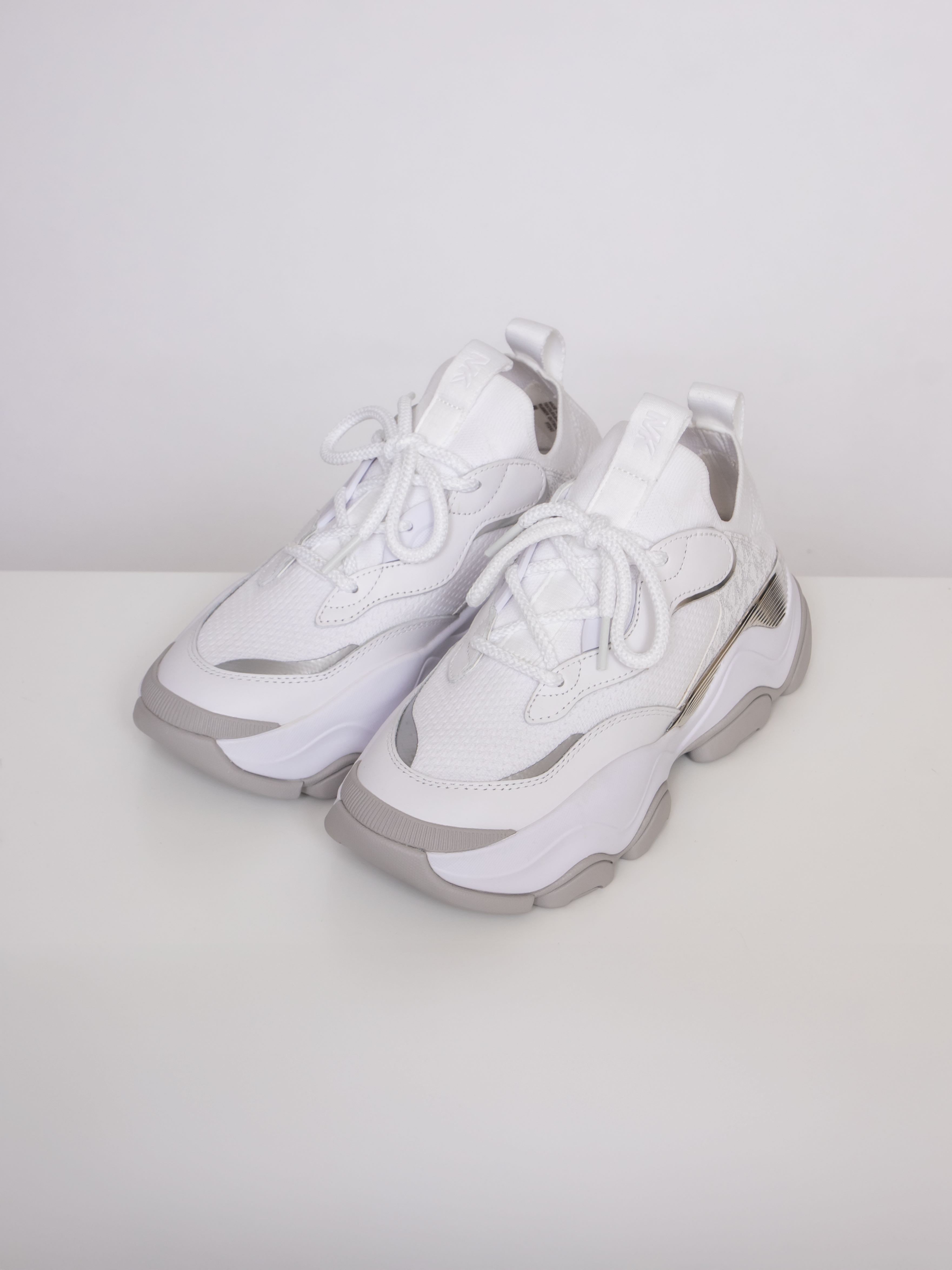 Michael Kors Scarpe Atlas Knit Trainer 119 BRIGHT WHITE