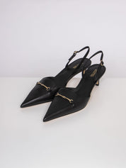 Michael Kors Scarpe Lena Sling Pump 001 BLACK