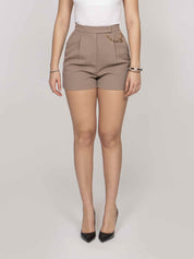 Elisabetta Franchi Short 229 ARGILLA