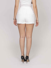 Elisabetta Franchi Short 360 AVORIO