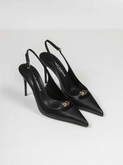 Dolce & Gabbana Slingback Nappa Seta 80999 NERO