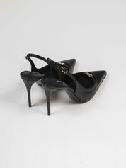 Dolce & Gabbana Slingback Nappa Seta 80999 NERO
