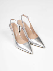 Stuart Weitzman Slingback Stuart Power 75 SLV SILVER