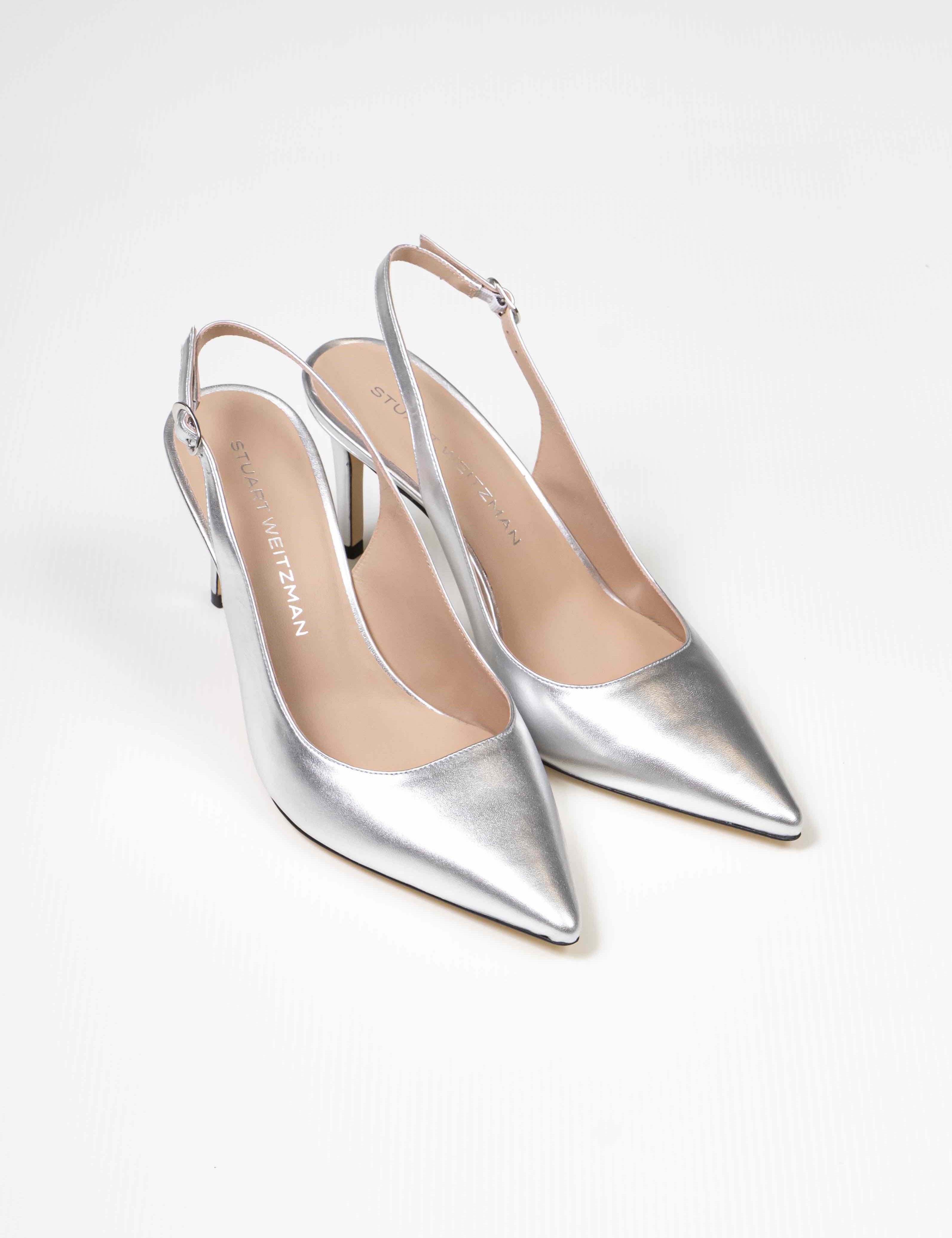 Stuart Weitzman Slingback Stuart Power 75 SLV SILVER