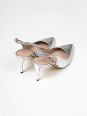 Stuart Weitzman Slingback Stuart Power 75 SLV SILVER
