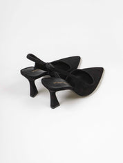 Stuart Weitzman Slingback Vinnie 85 BLK BLACK
