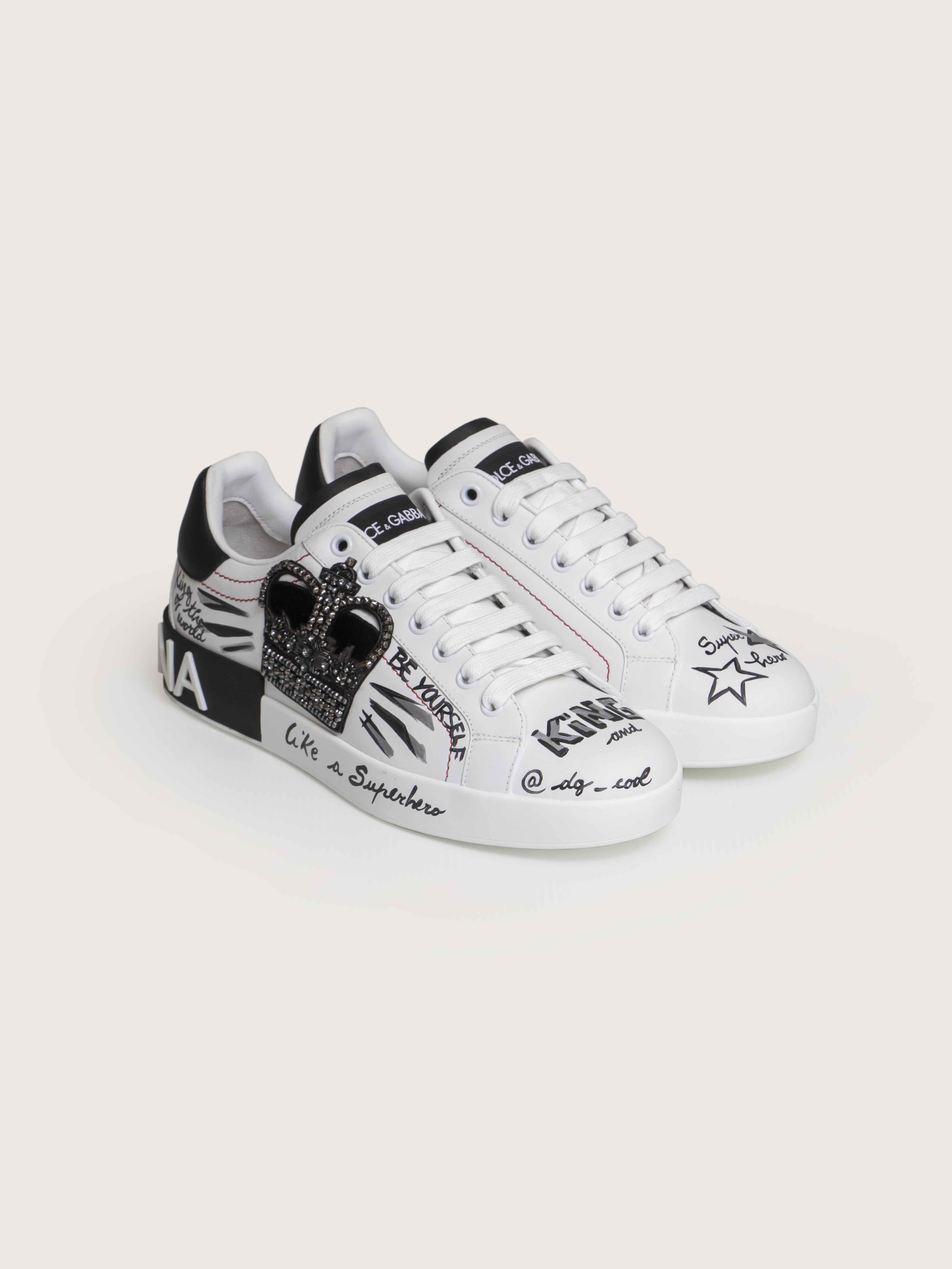 Dolce & Gabbana Sneaker Bassa 89697 BIANCO/NERO