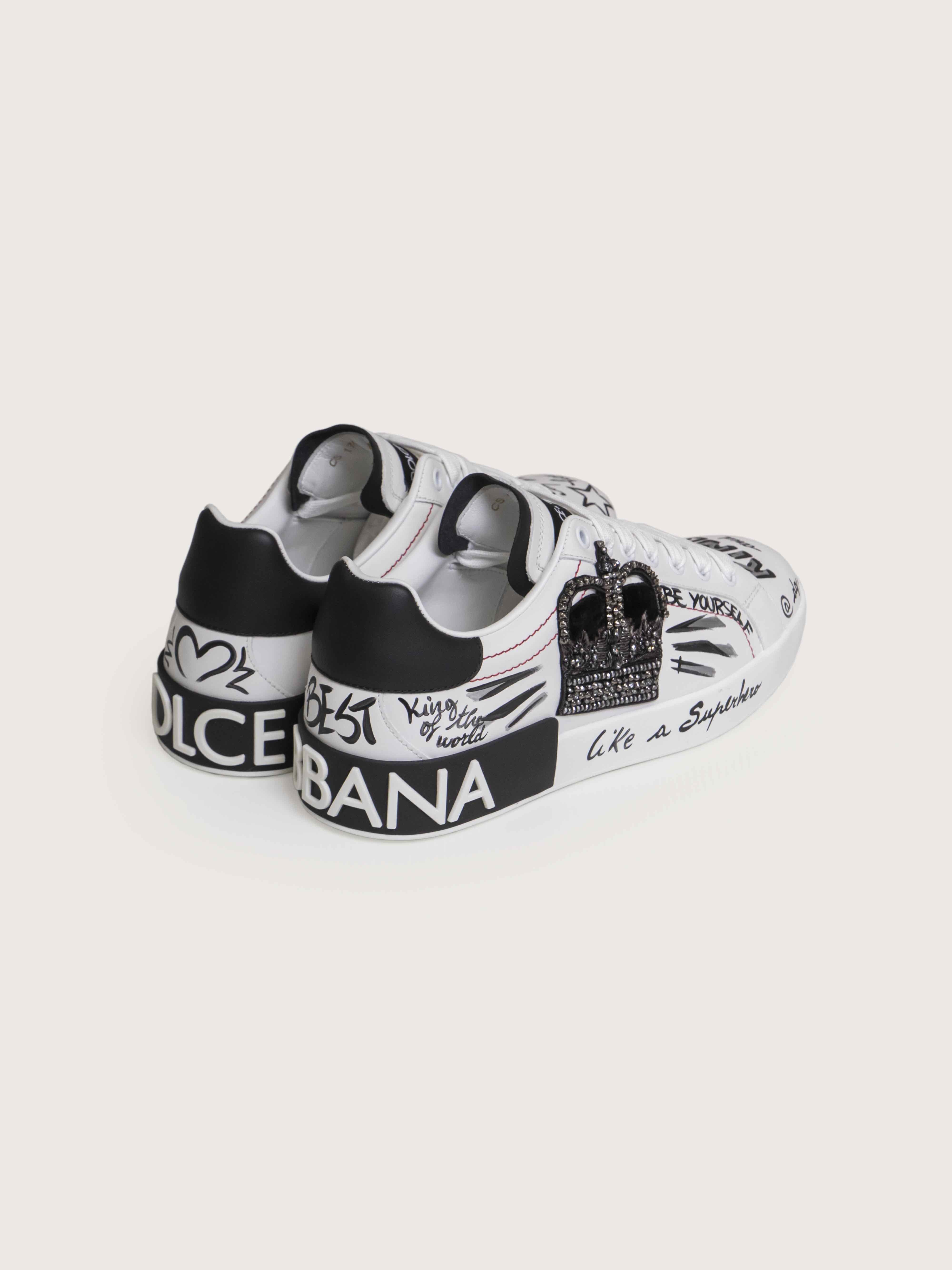 Dolce & Gabbana Sneaker Bassa 89697 BIANCO/NERO