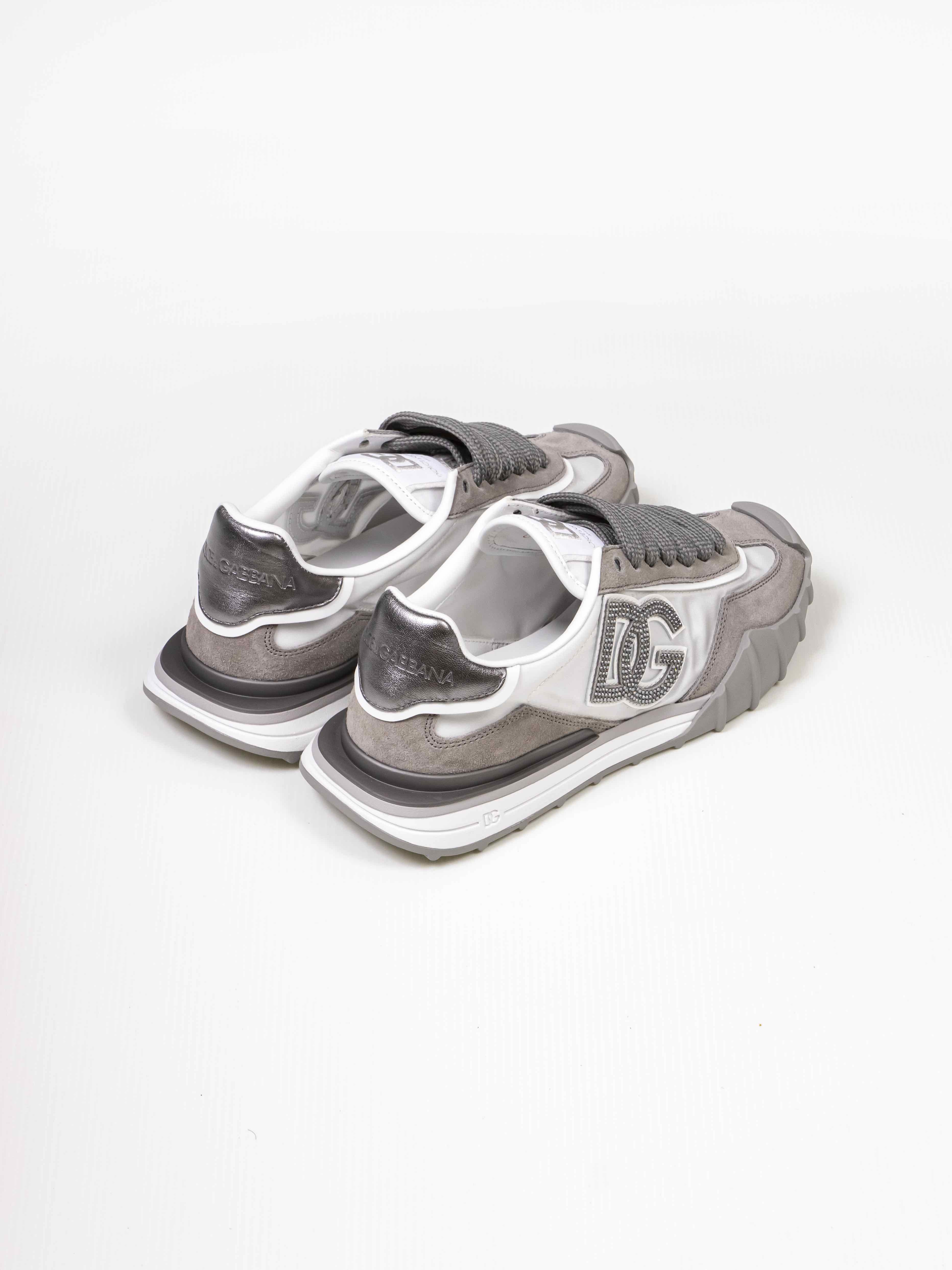 Dolce & Gabbana Sneaker Bassa 8K044 BIANCO/GRAFITE