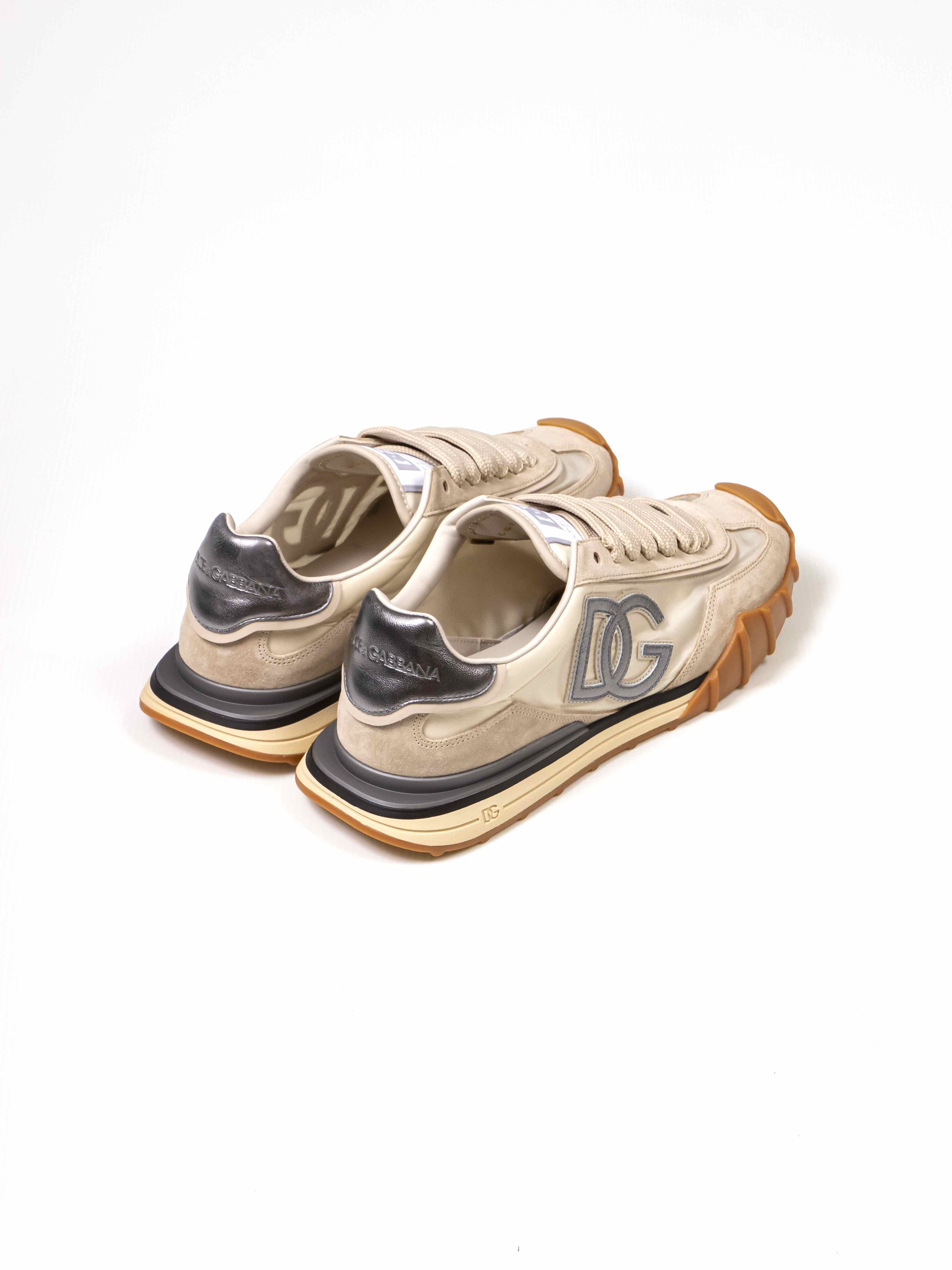 Dolce & Gabbana Sneaker Bassa 8R167 AVORIO/ARGENTO