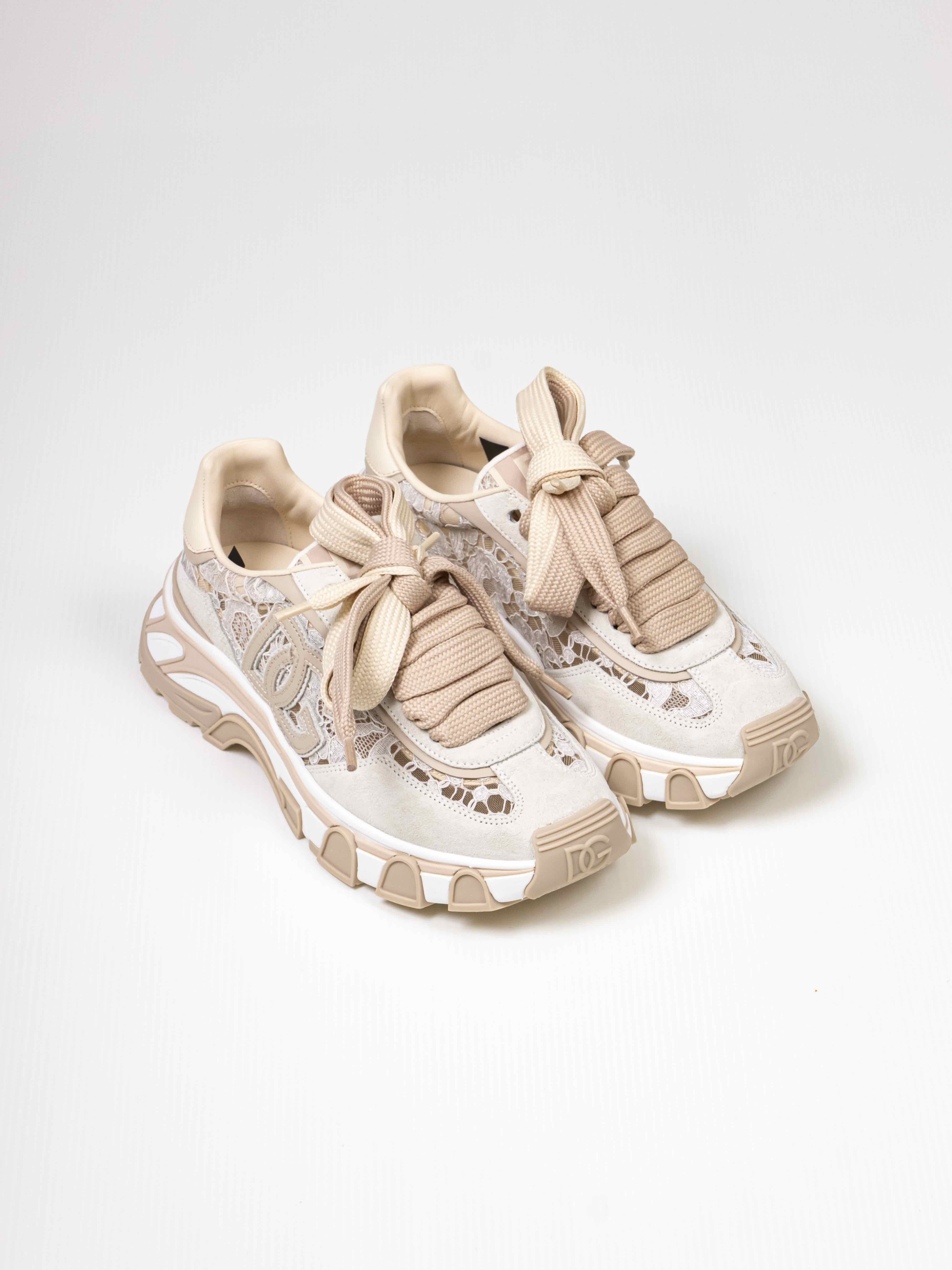Dolce & Gabbana Sneaker Bassa 8S169 BIANCO/PANNA