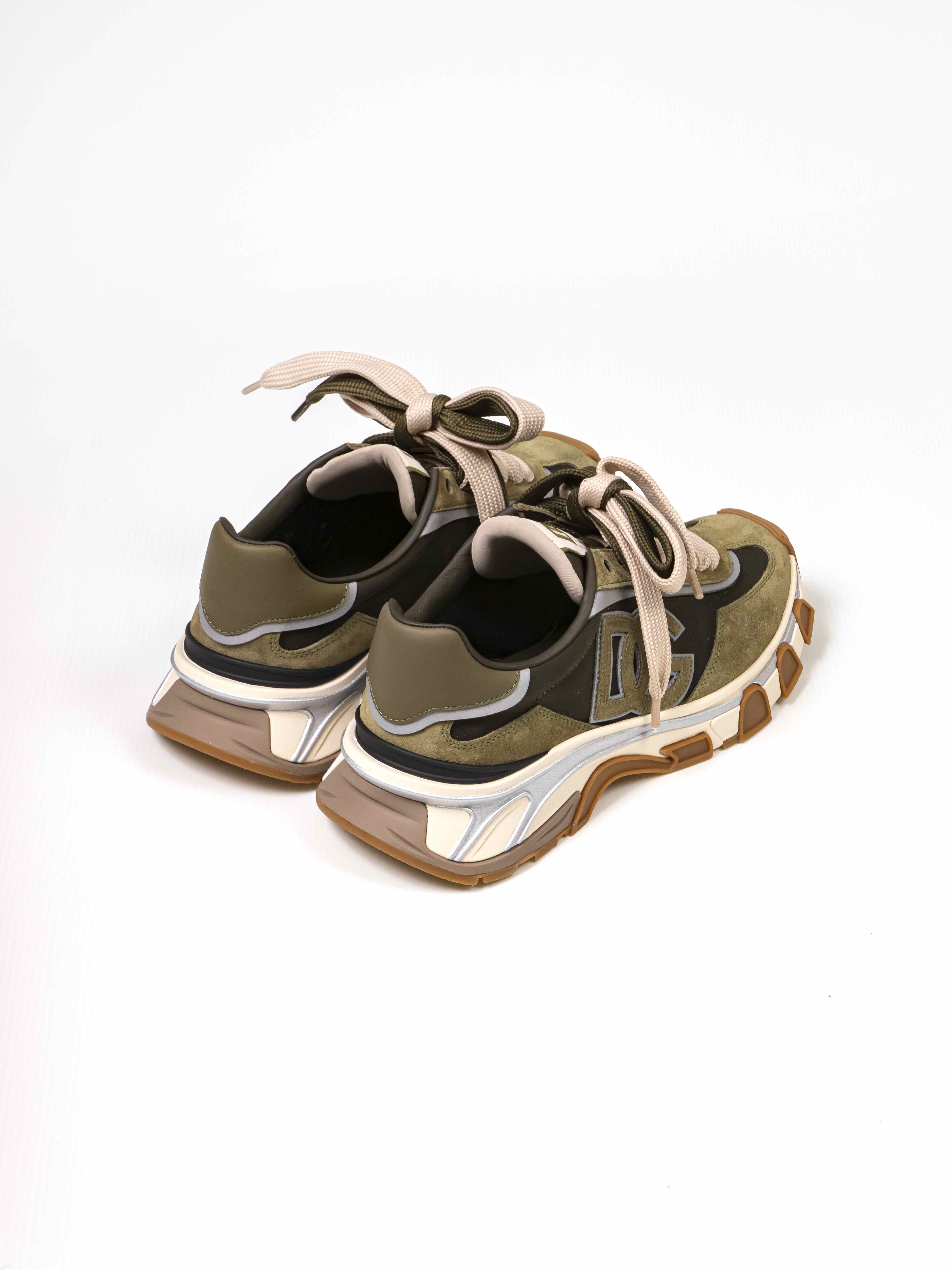 Dolce & Gabbana Sneaker Bassa 8Z013 FANGO/OLIVA