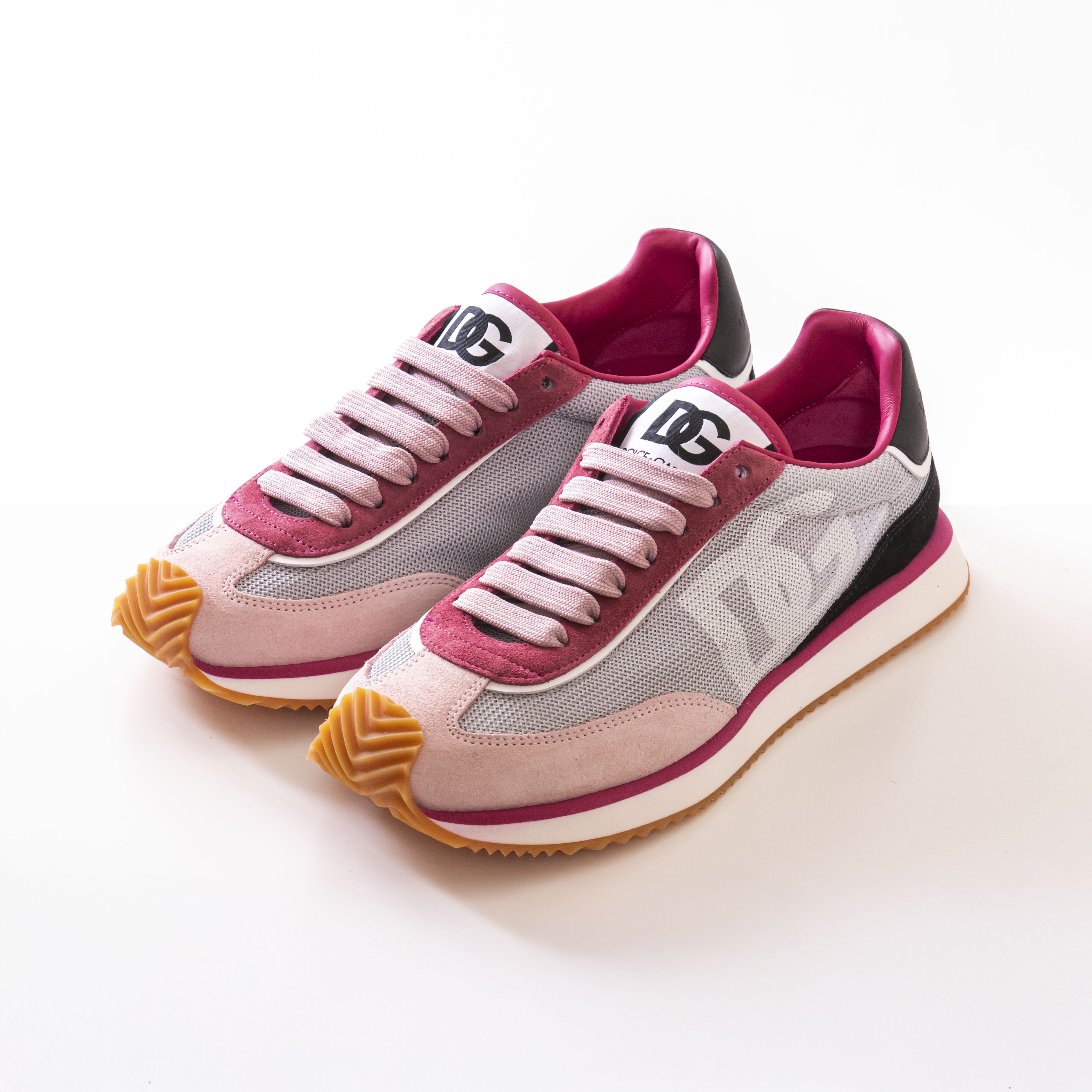 Dolce & Gabbana Sneaker Bassa Dragon 8B862 GRIGIO ROSA