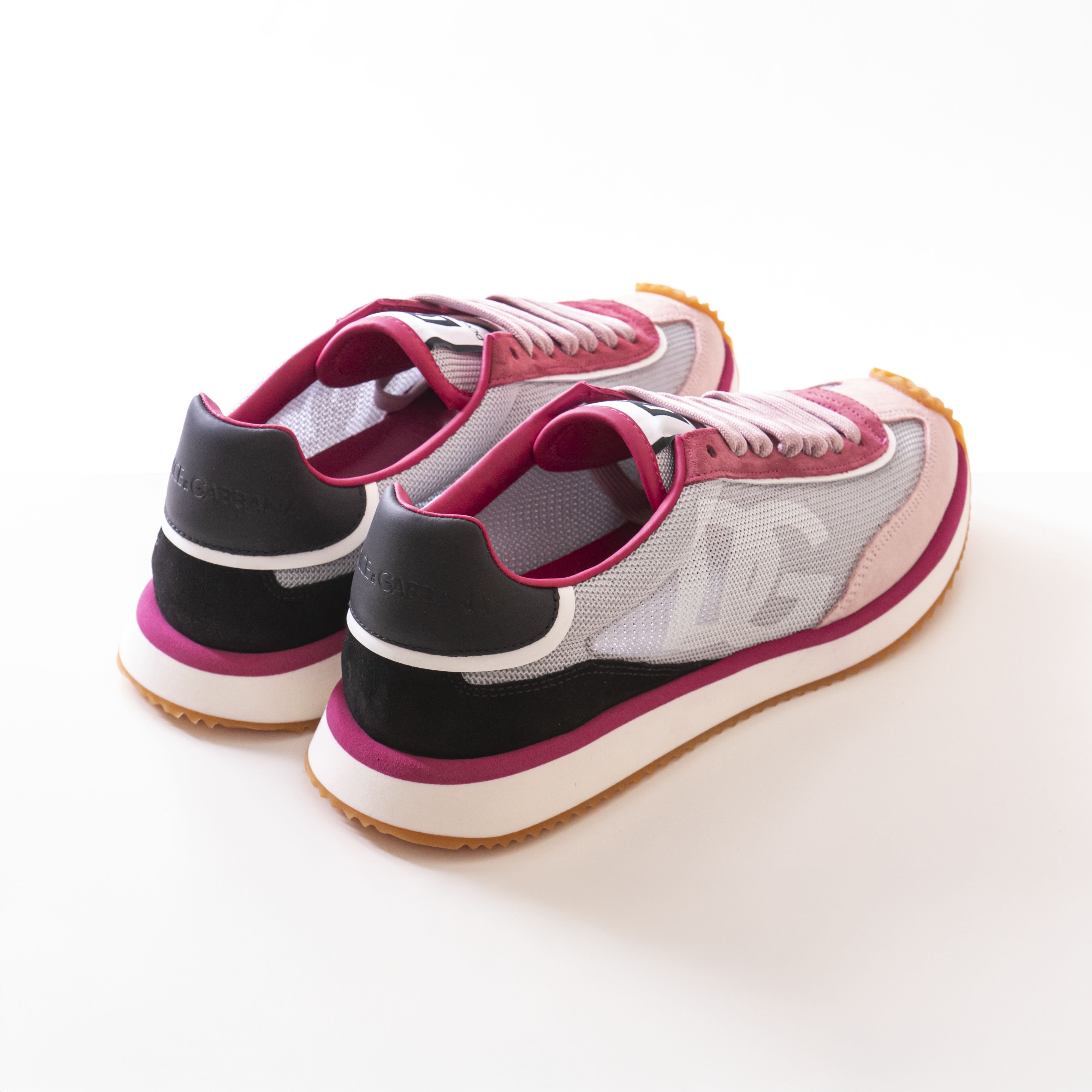 Dolce & Gabbana Sneaker Bassa Dragon 8B862 GRIGIO ROSA