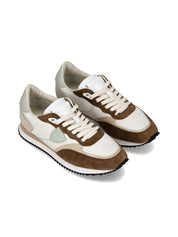 Philippe Model Sneaker Blville Low MONDIAL TECH BLANC BRUN