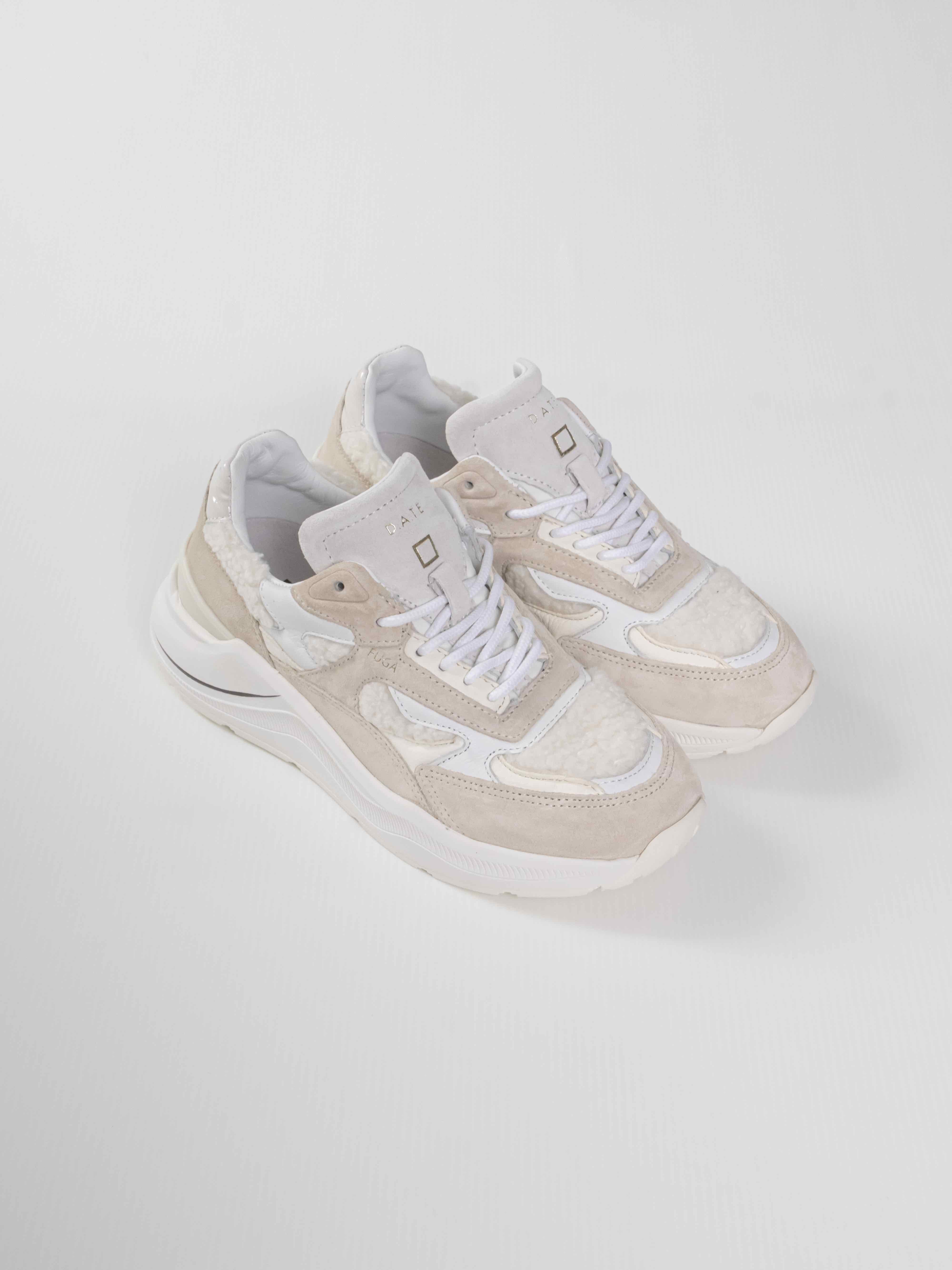 Date Sneaker Fuga Natural WHITE BEIGE