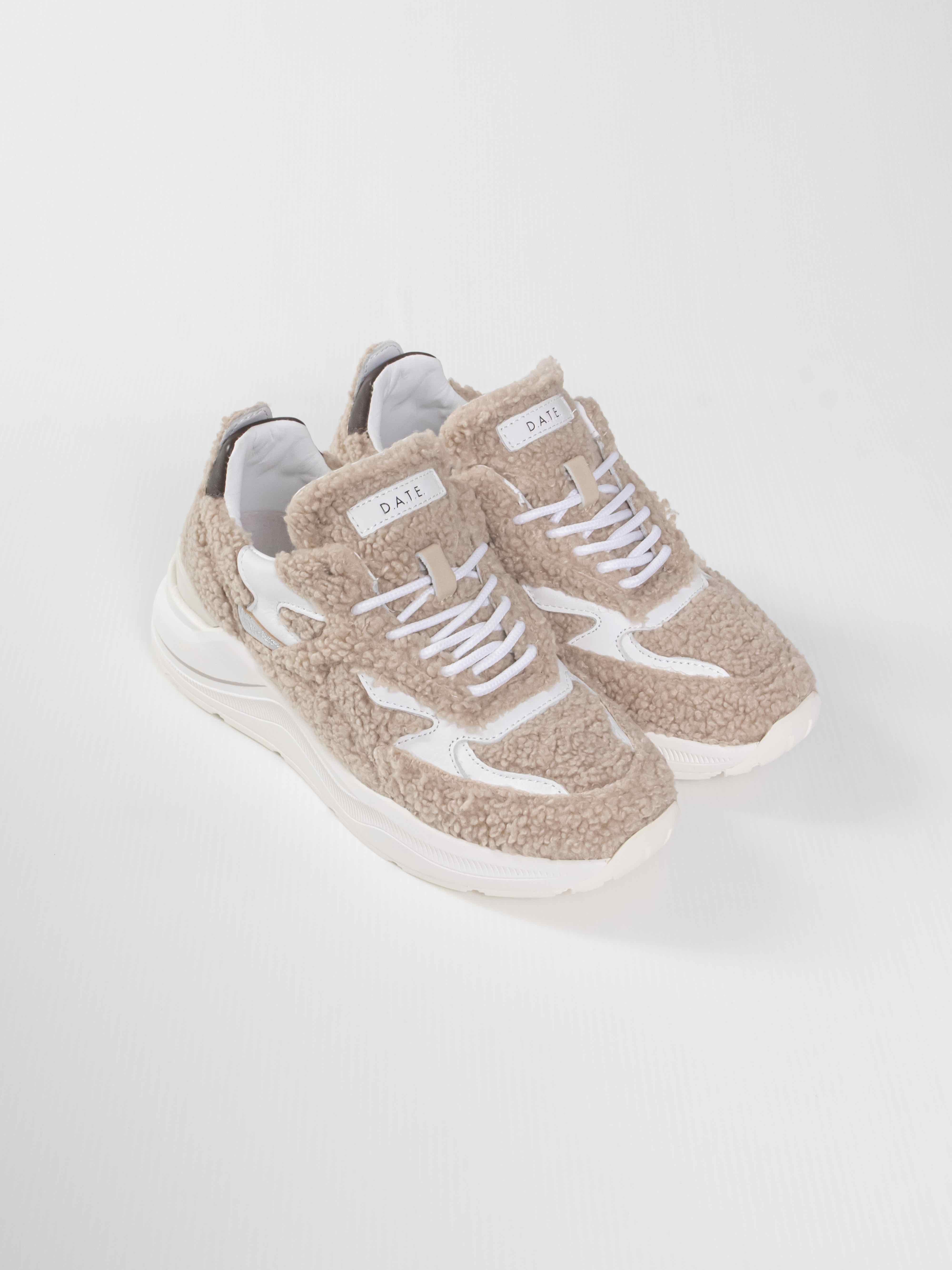 Date Sneaker Fuga Teddy BEIGE